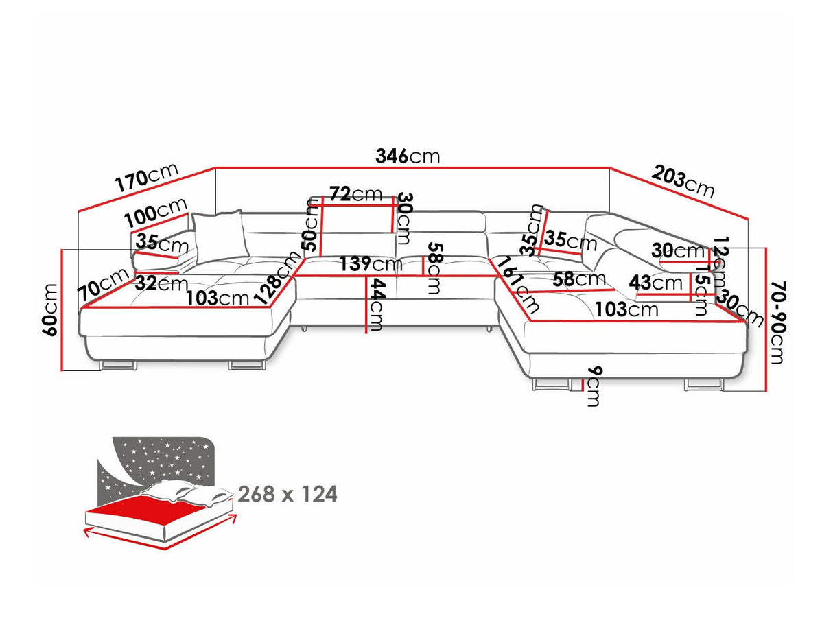 Stūra dīvāns 534071