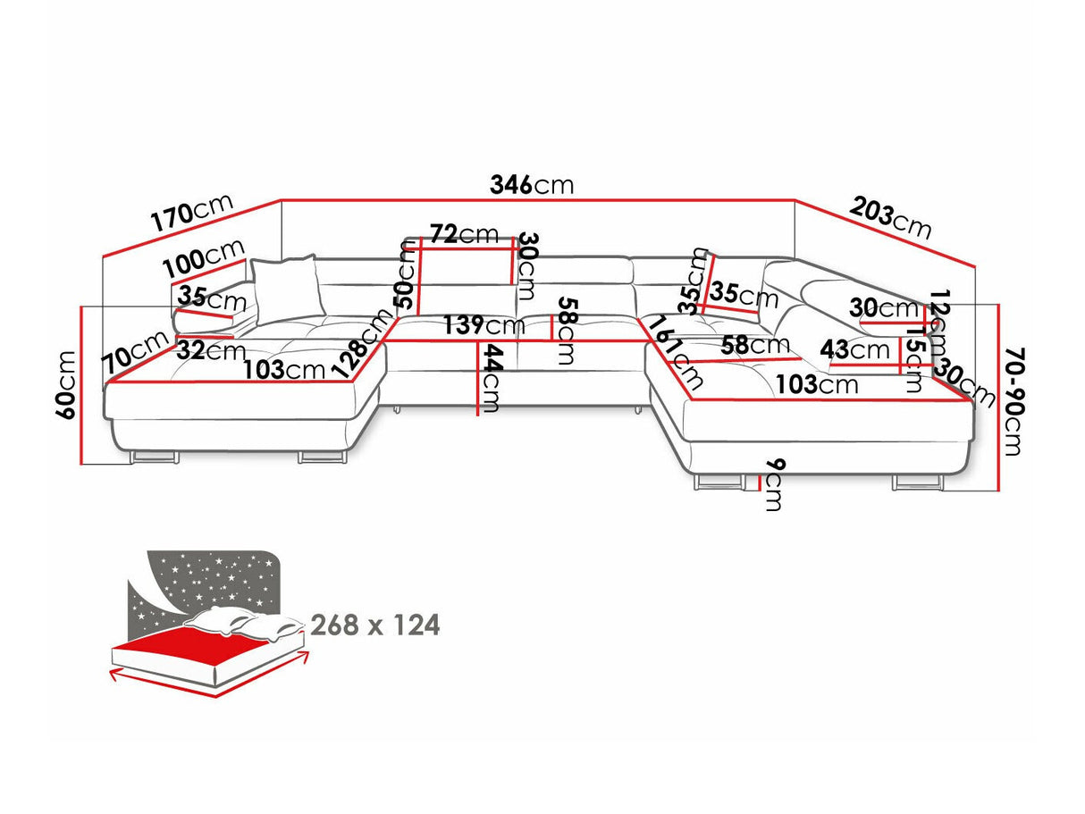 Stūra dīvāns 534071