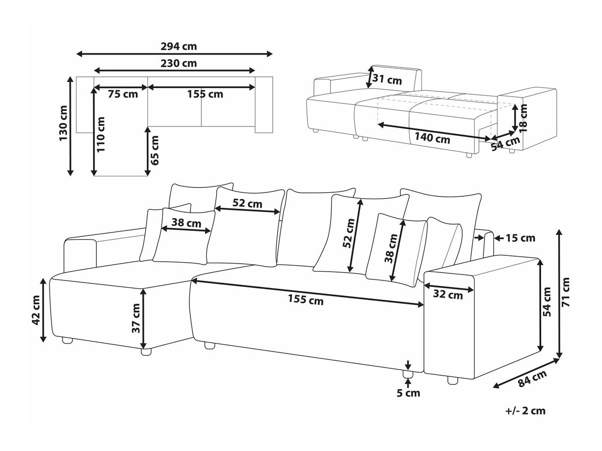 Stūra dīvāns 535429