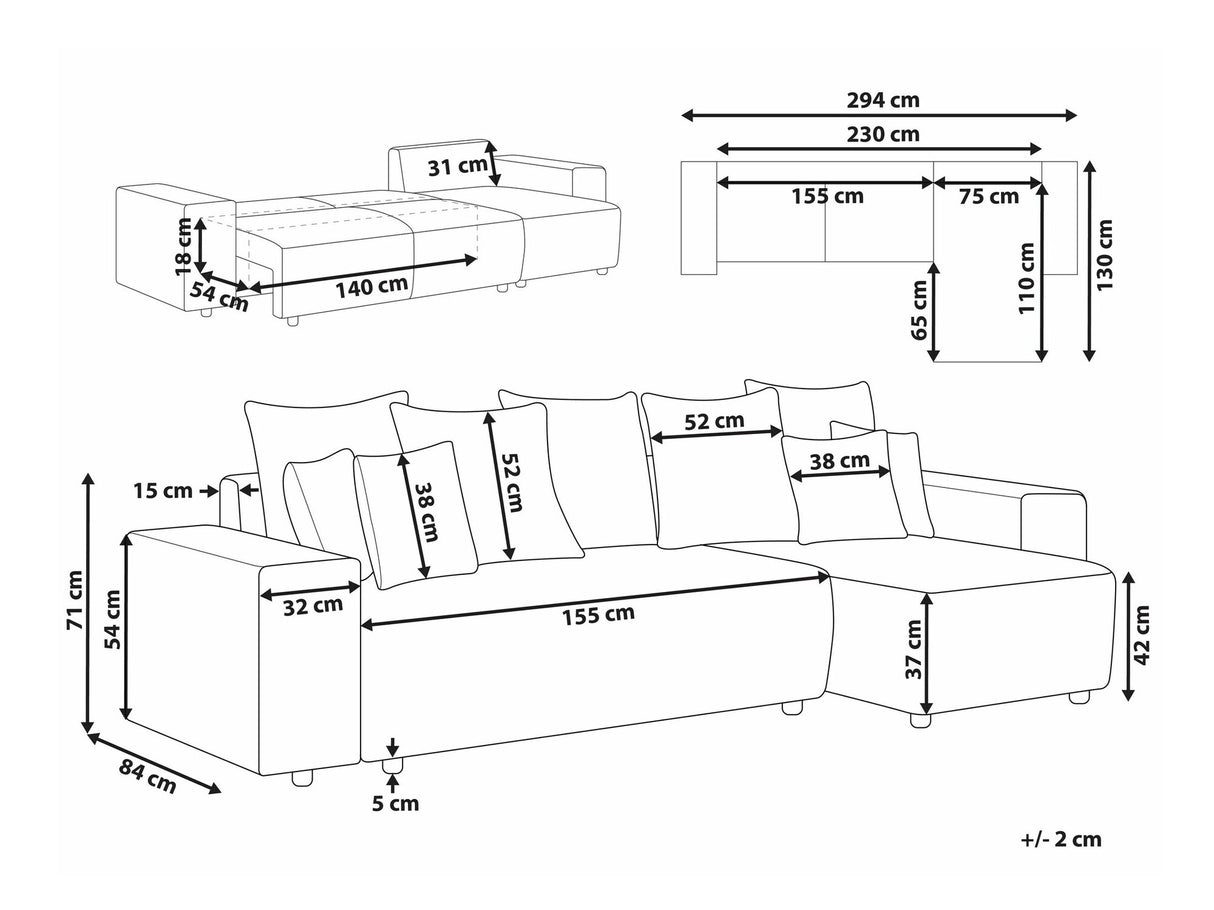 Stūra dīvāns 535429