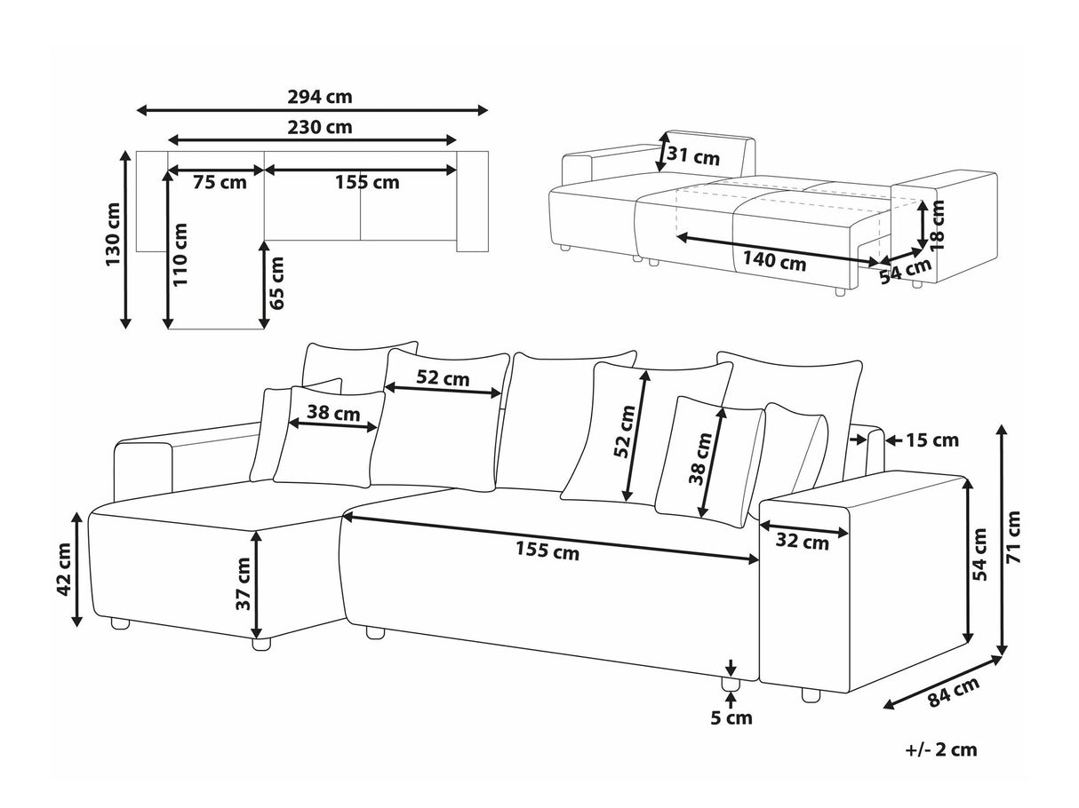 Stūra dīvāns 535429