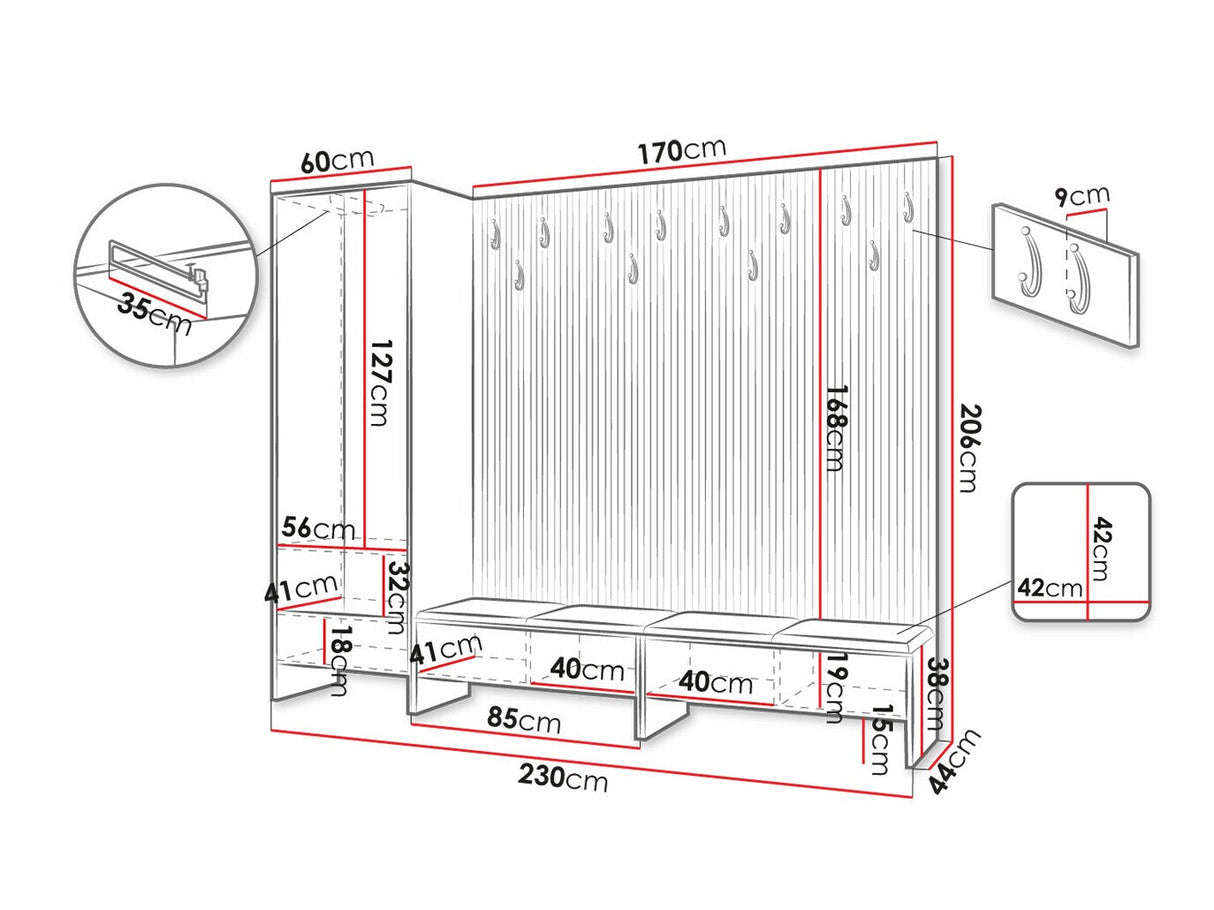 Priekšnama komplekts 537411