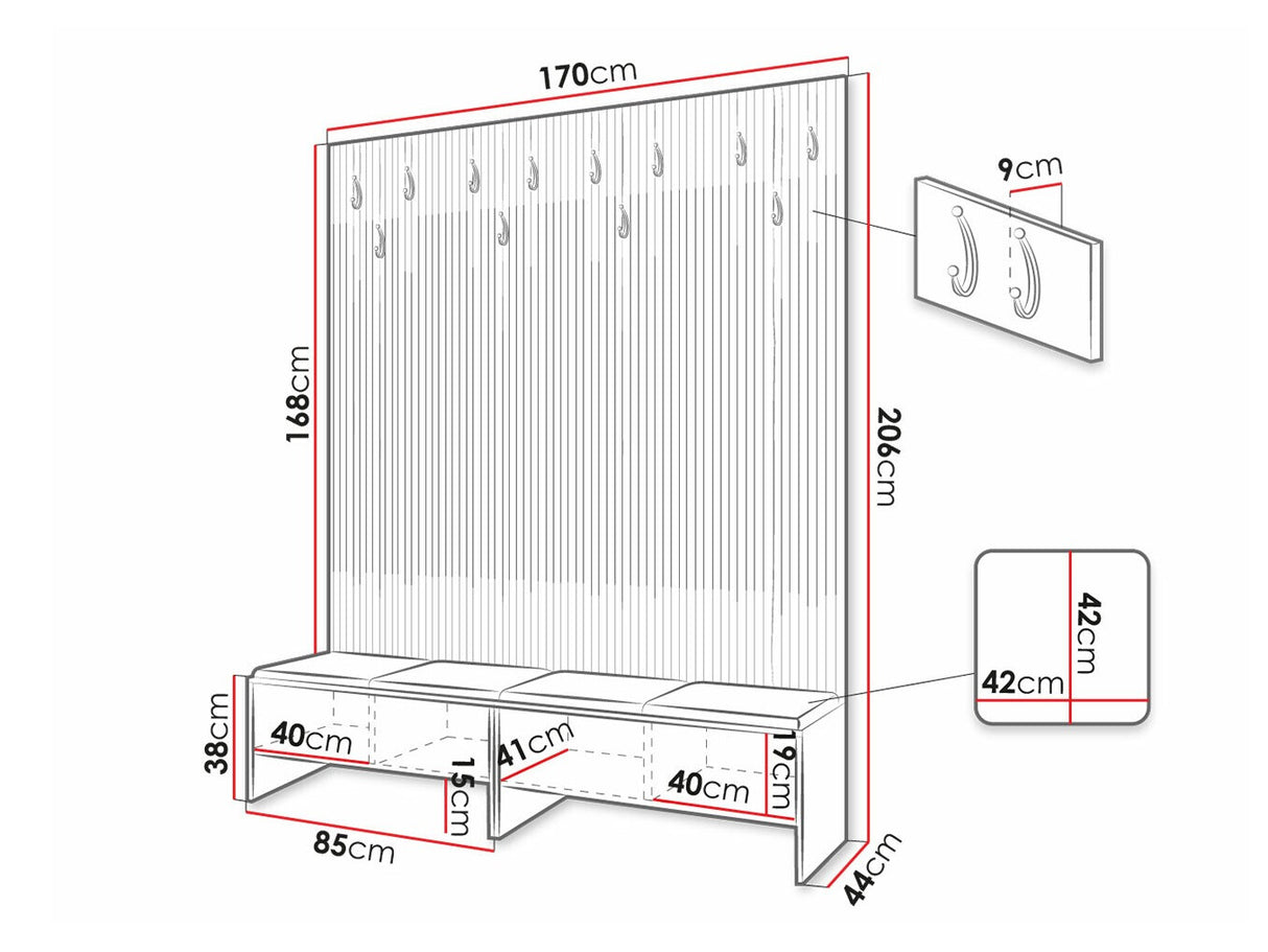 Priekšnama komplekts 537505