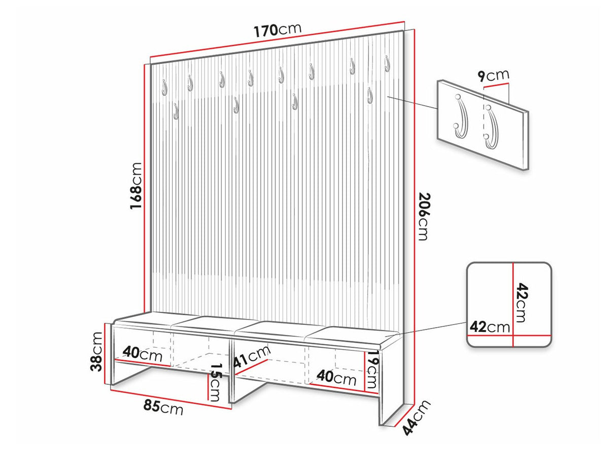 Priekšnama komplekts 537505