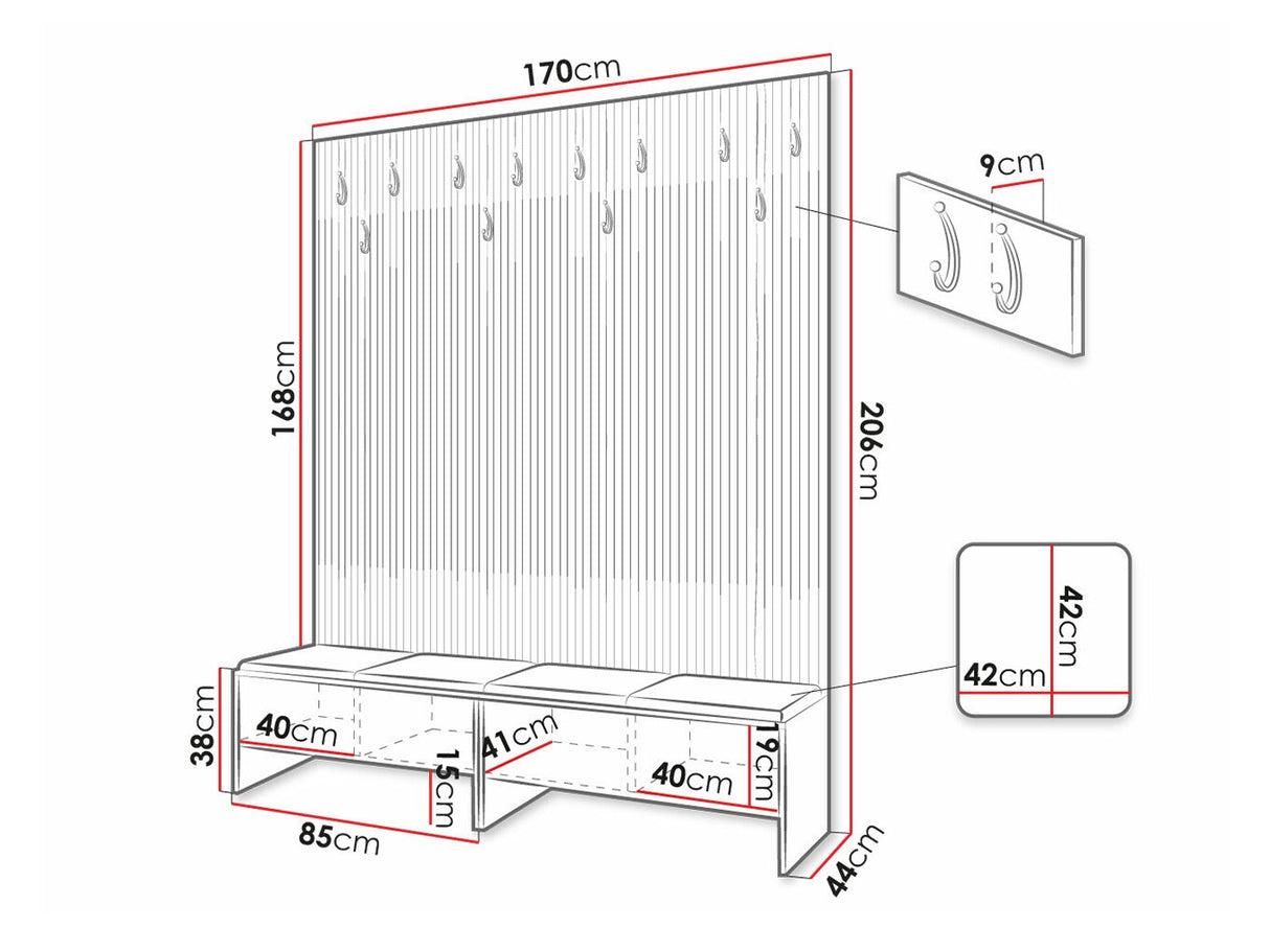 Priekšnama komplekts 537505