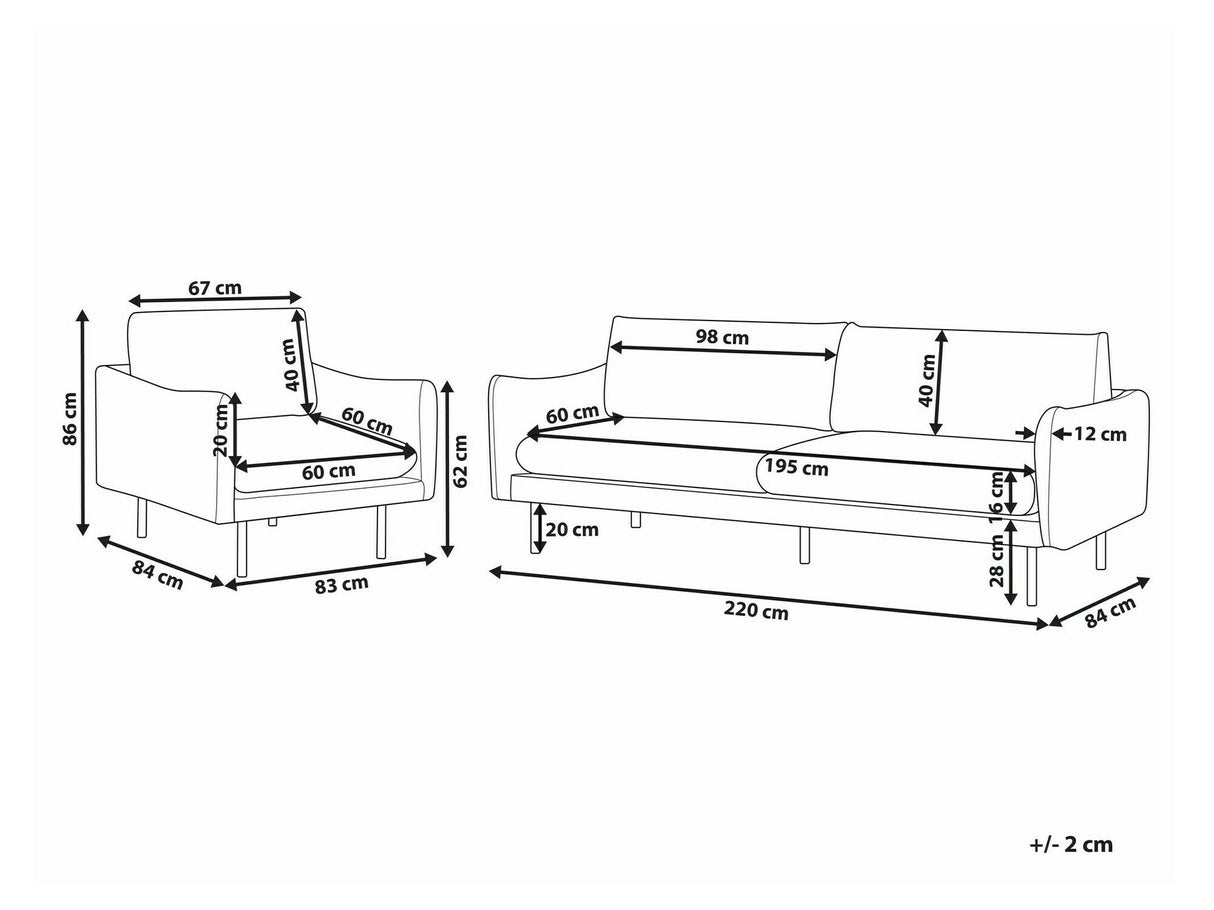 Mīksto mēbeļu komplekts 537593