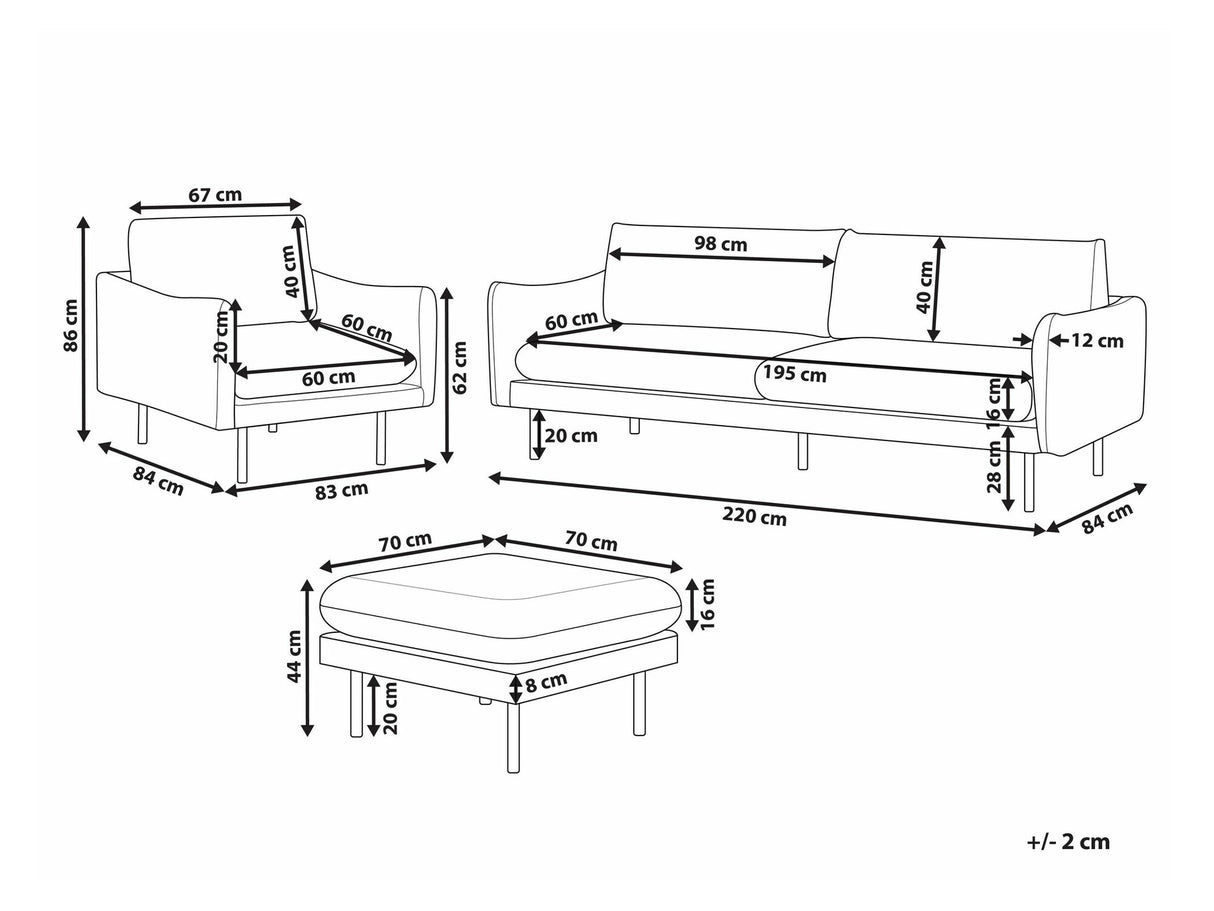 Mīksto mēbeļu komplekts 537618