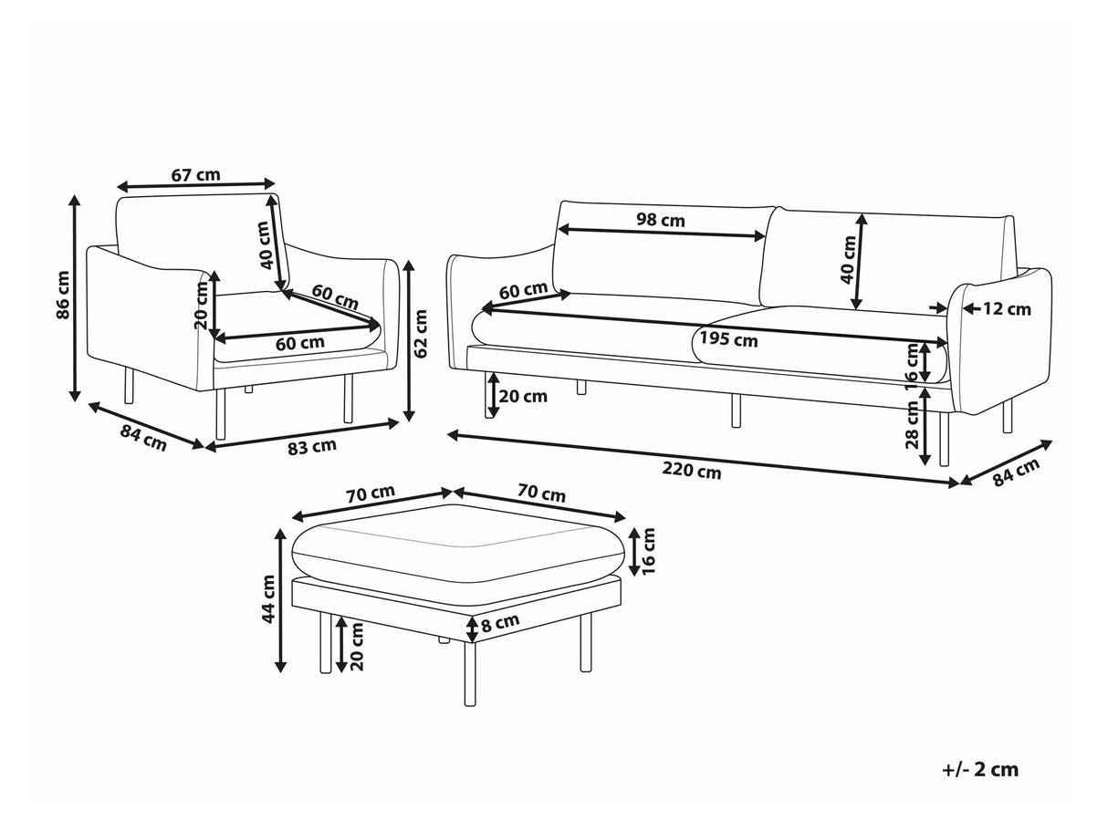 Mīksto mēbeļu komplekts 537618
