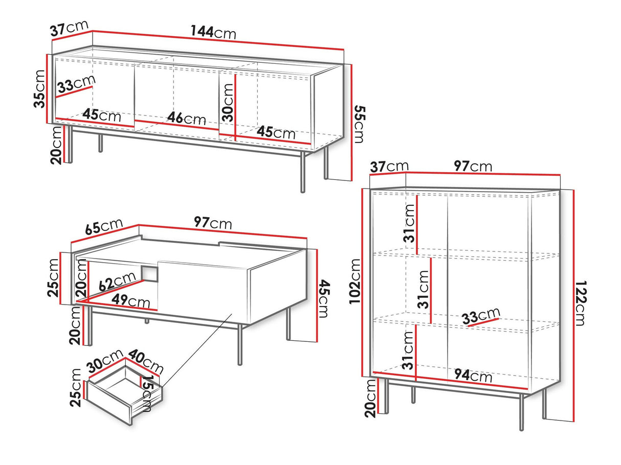 Viesistabas komplekts 538788