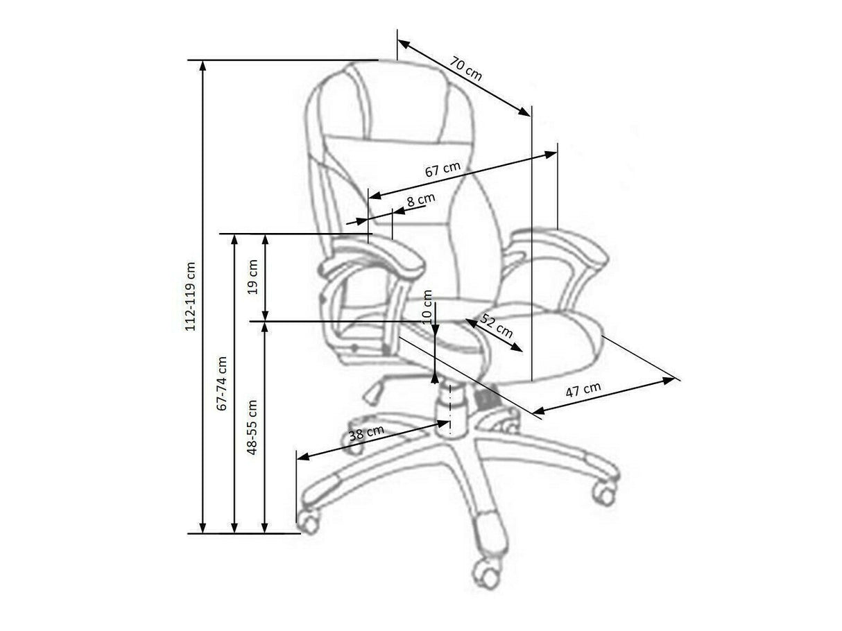 Biroja krēsls 35440