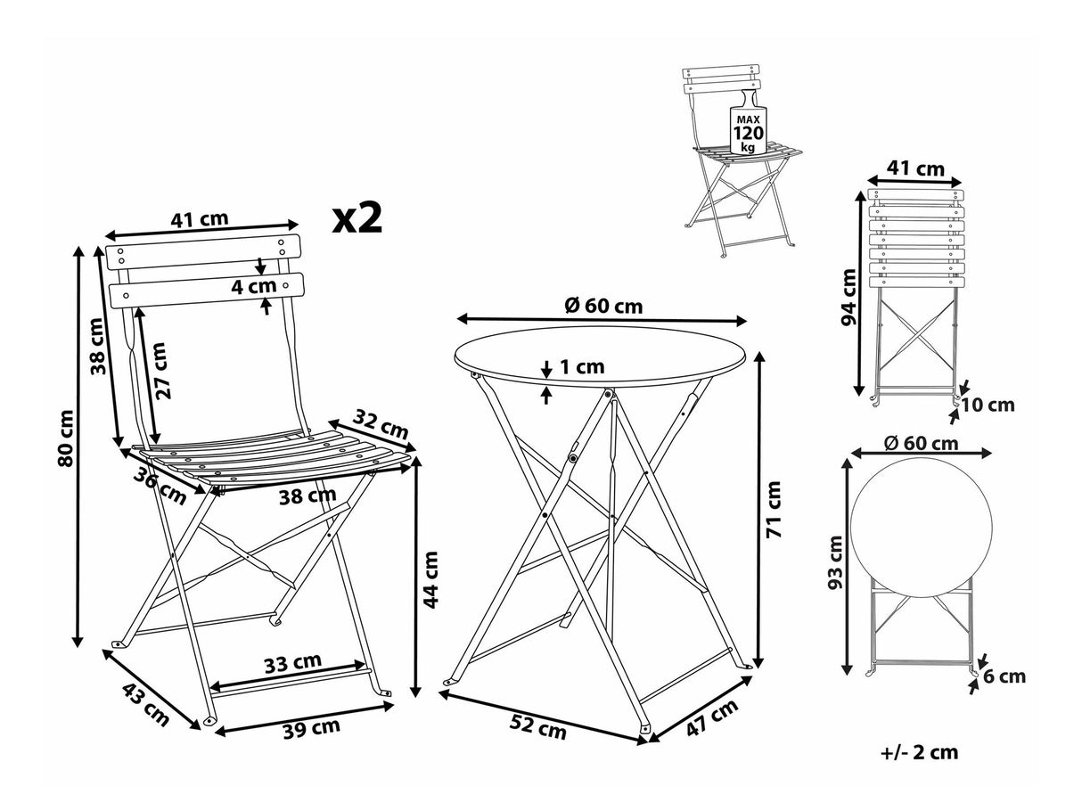 Balkona komplekts 540467