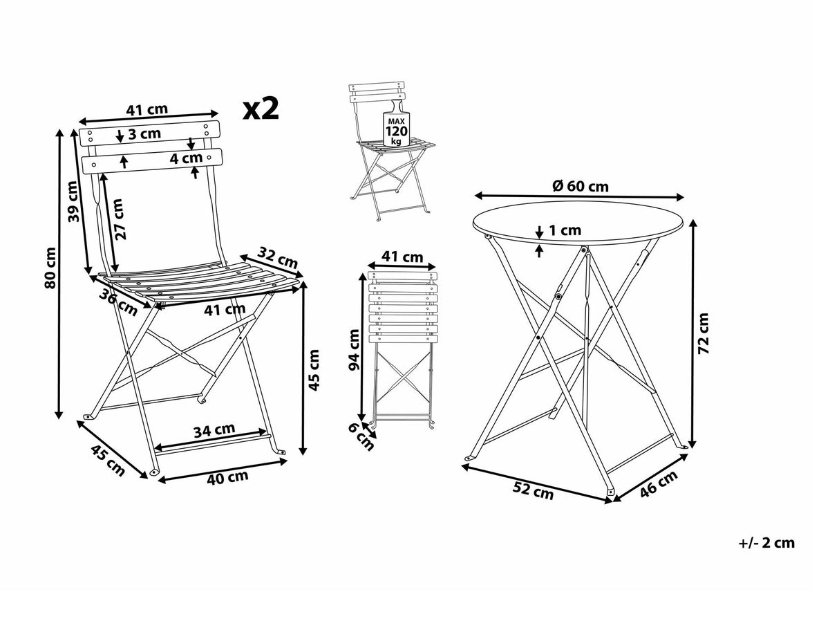 Balkona komplekts 540467