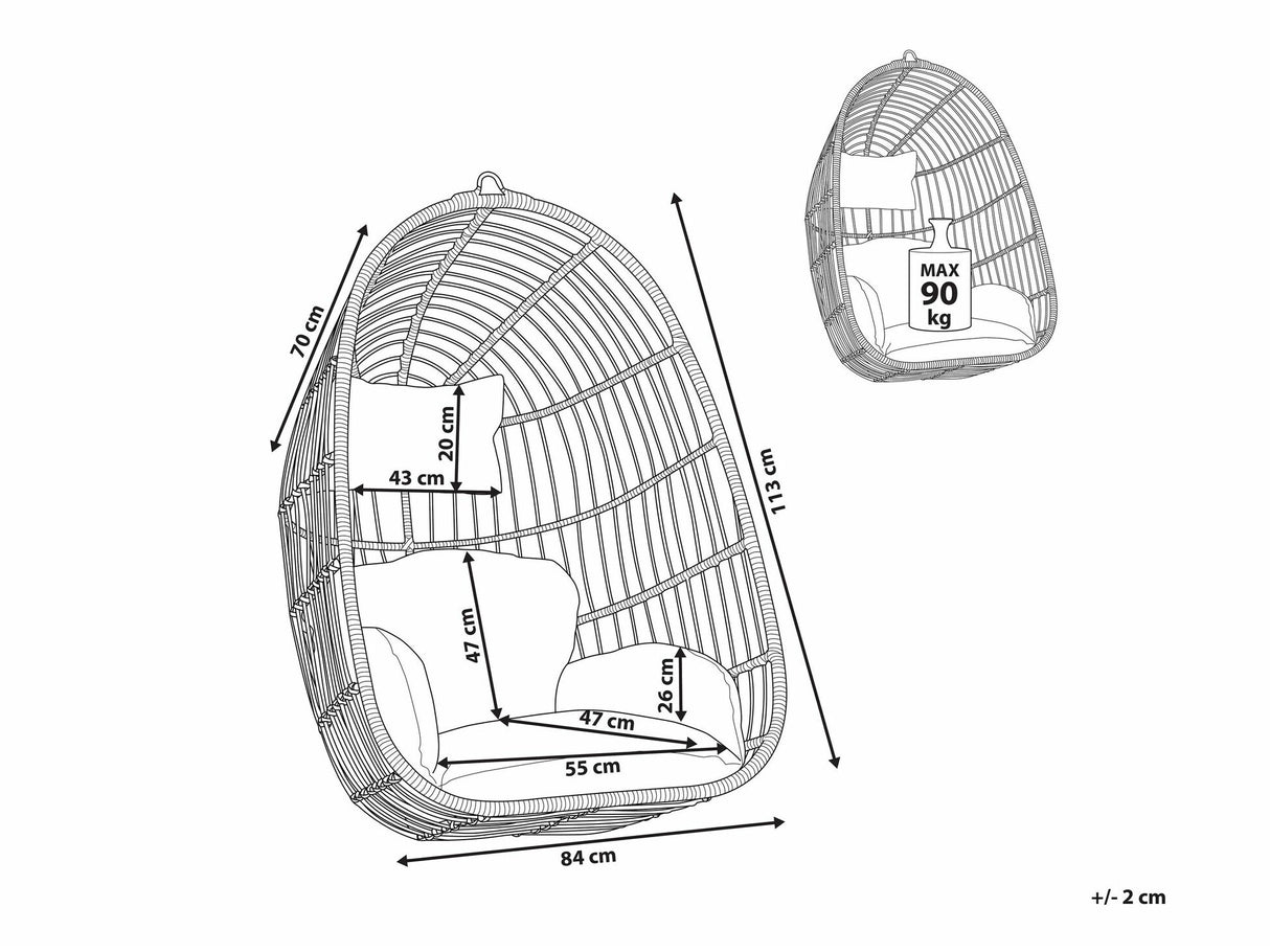 Piekaramais krēsls 540552
