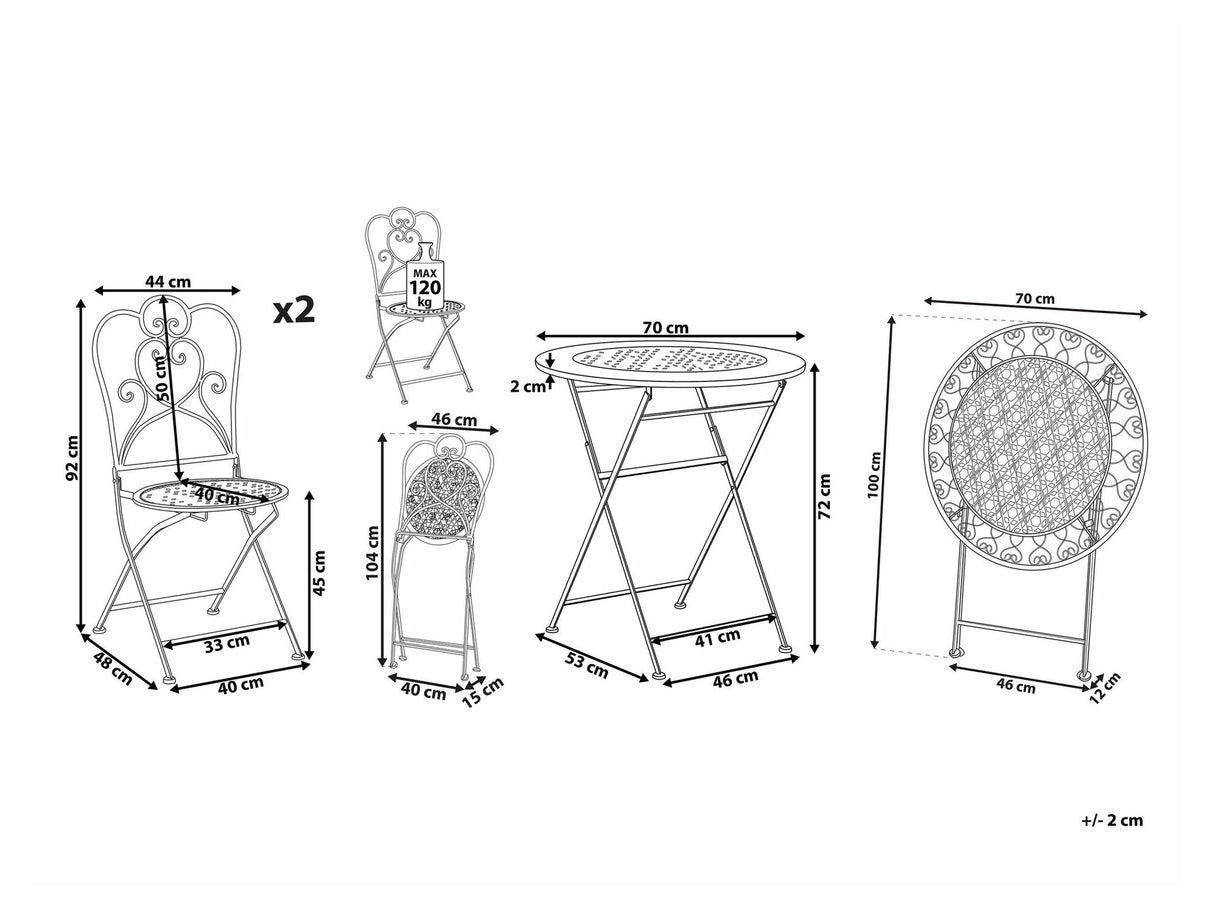 Balkona komplekts 540662