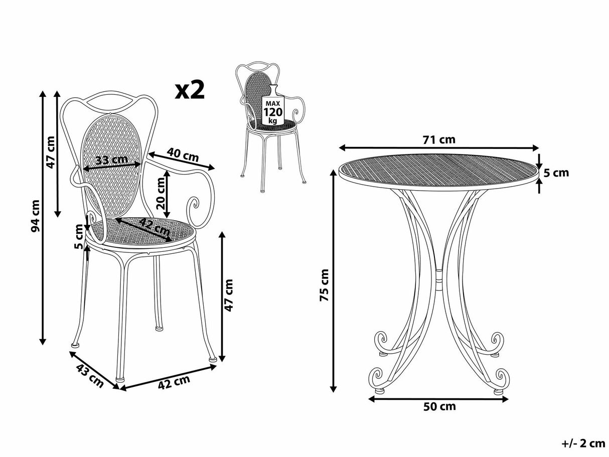 Balkona komplekts 540680