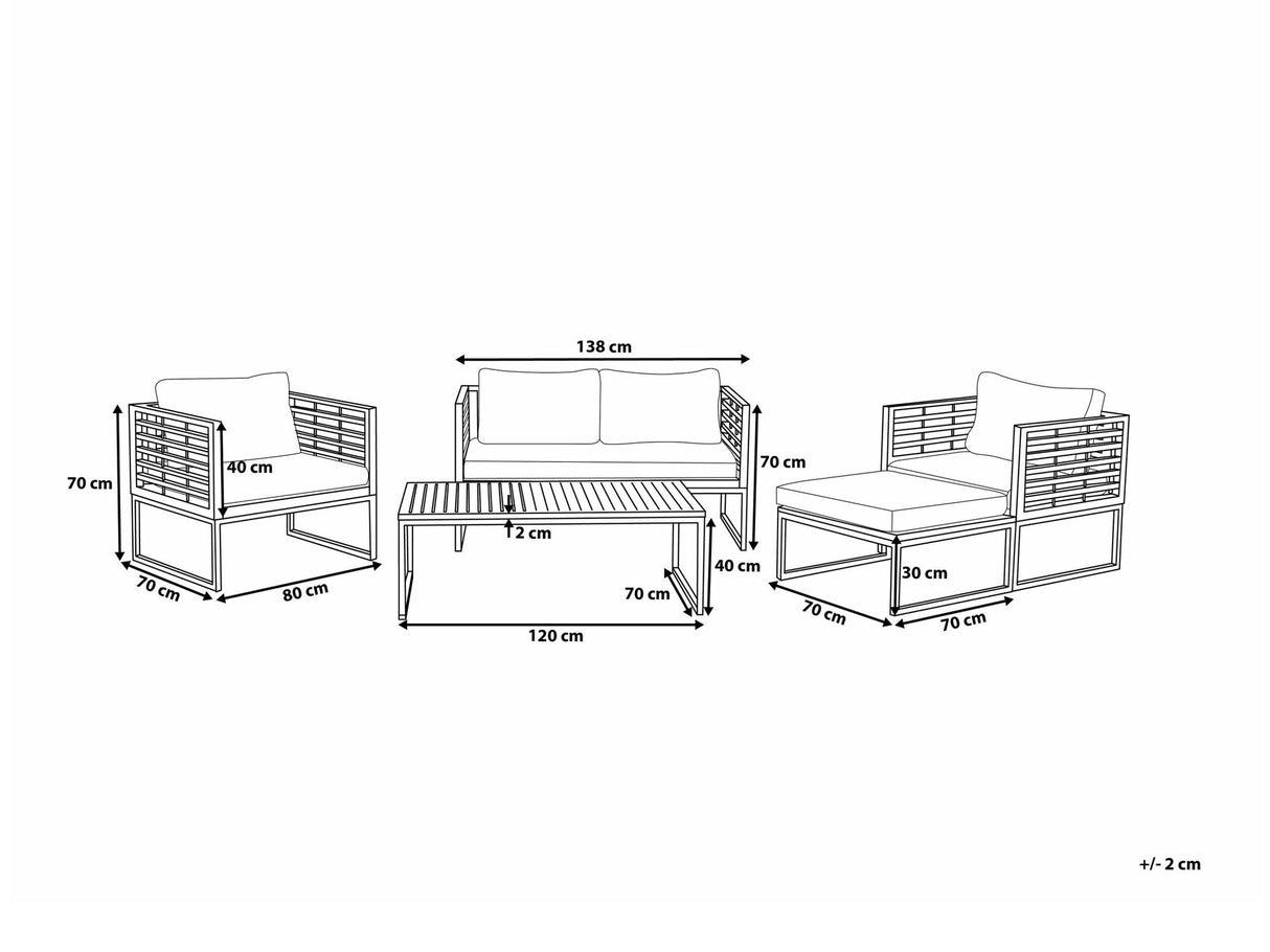Dārza mēbeļu komplekts 540710