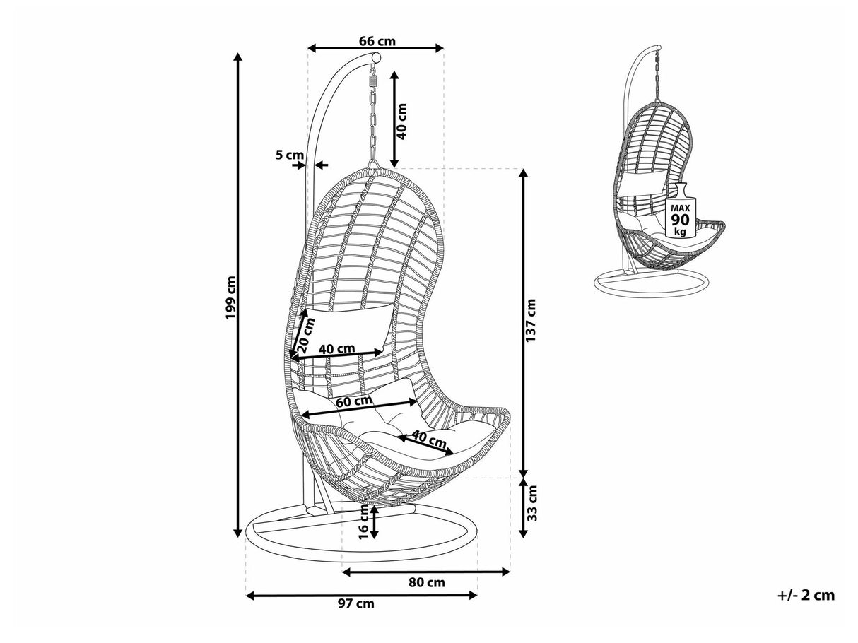Piekaramais krēsls 540732