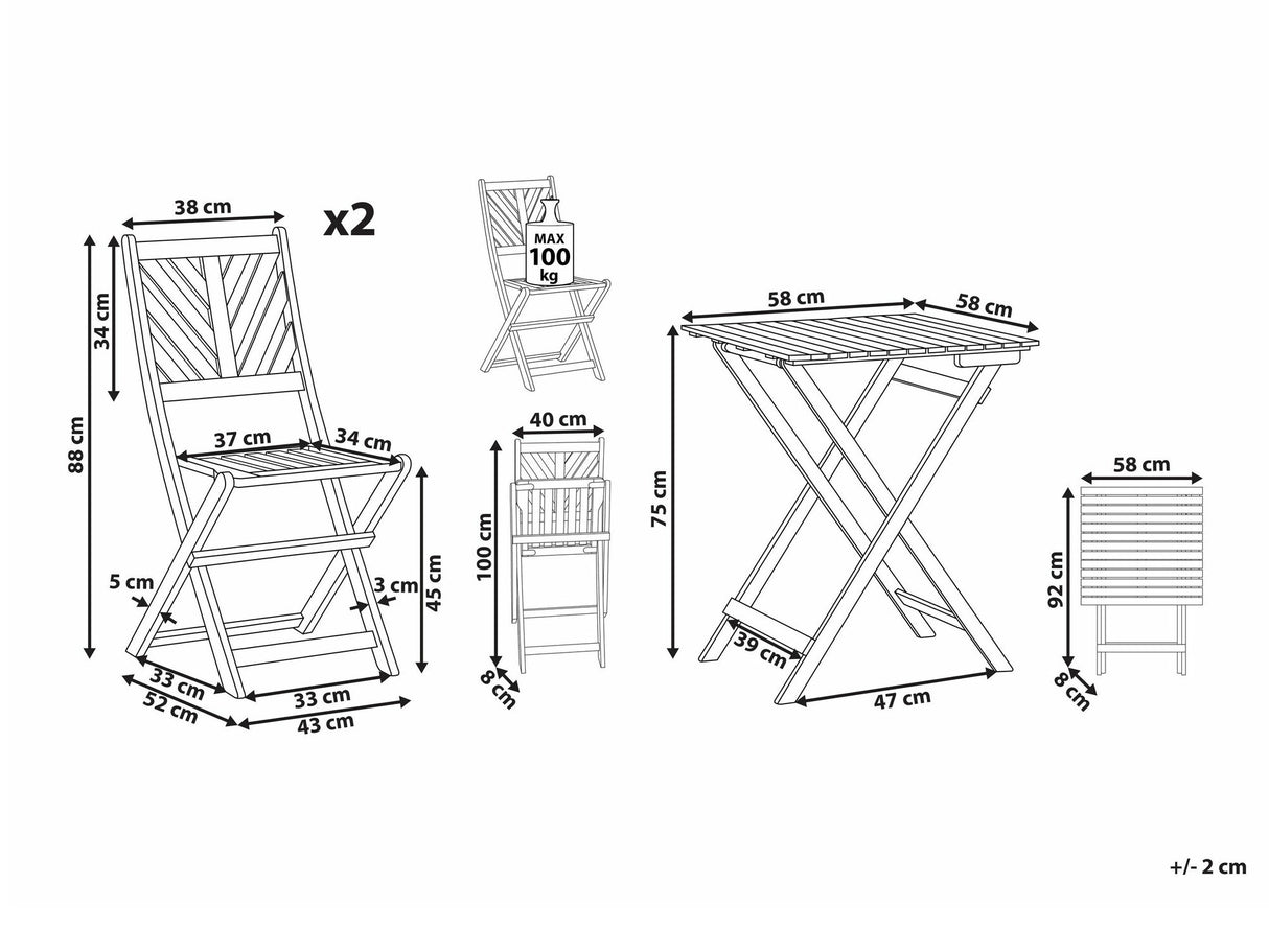 Balkona komplekts 540900