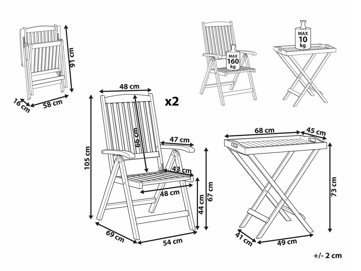 Balkona komplekts 540930