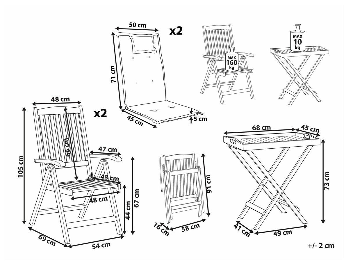 Balkona komplekts 541024