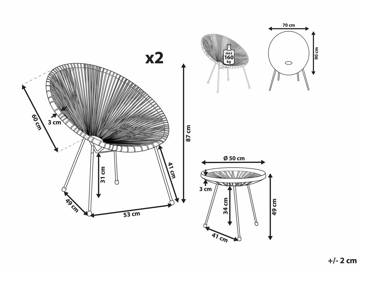 Balkona komplekts 541133