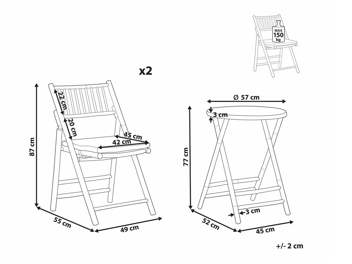 Balkona komplekts 541260
