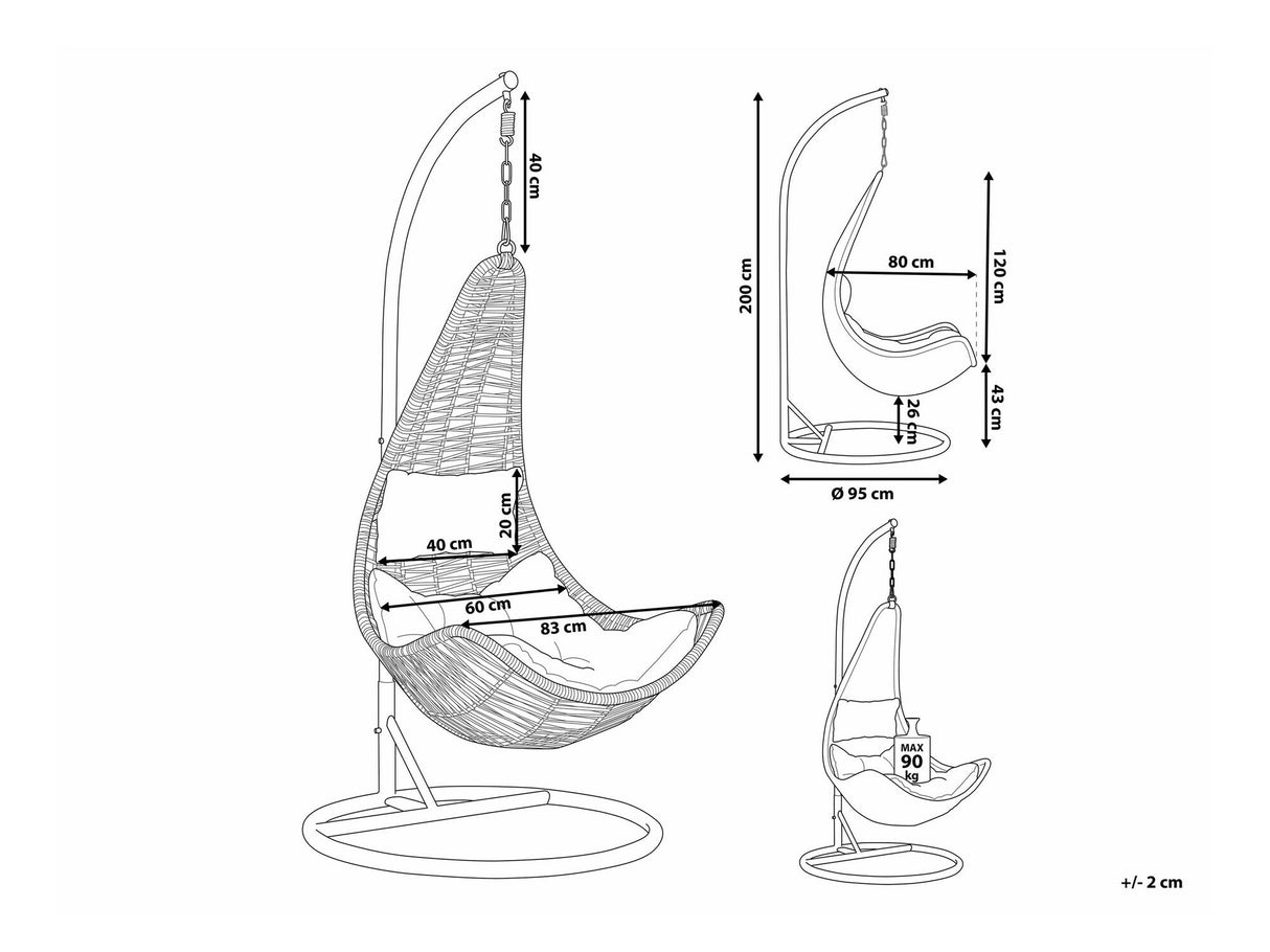 Piekaramais krēsls 541271