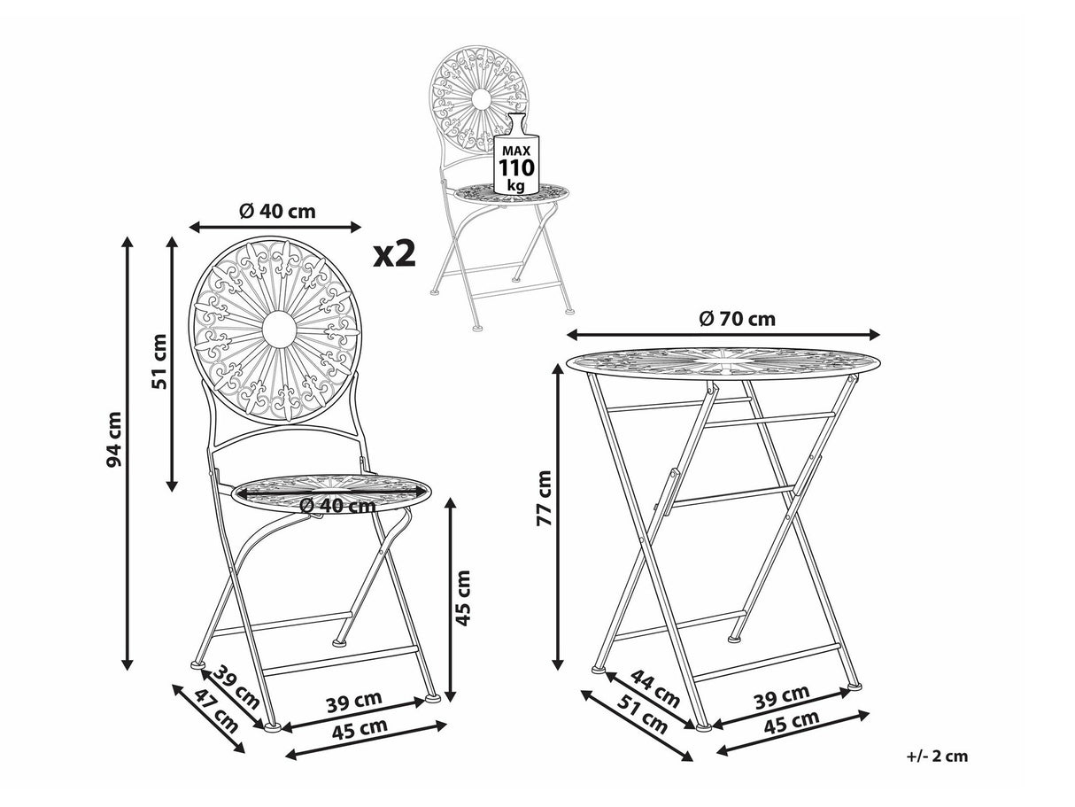Balkona komplekts 541300