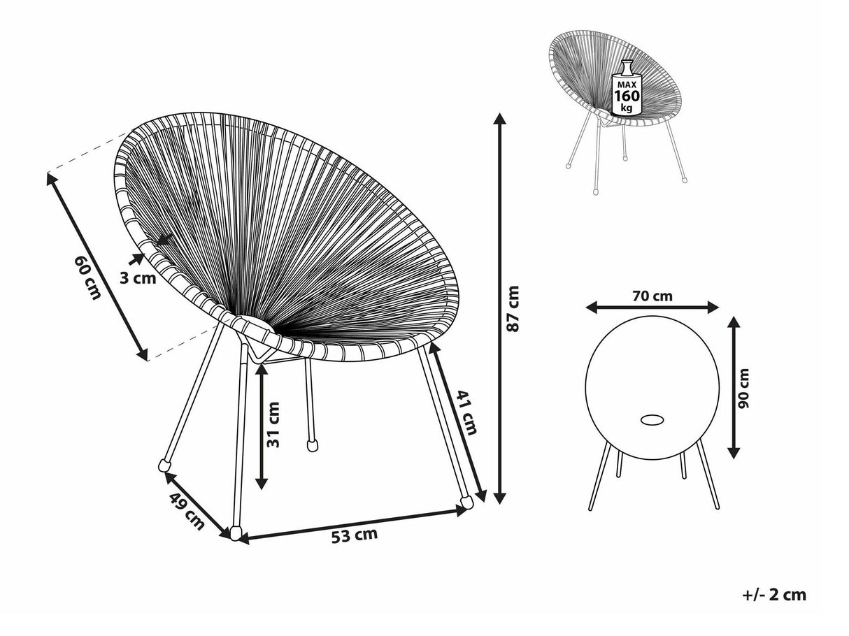 Dārza krēsls 541310