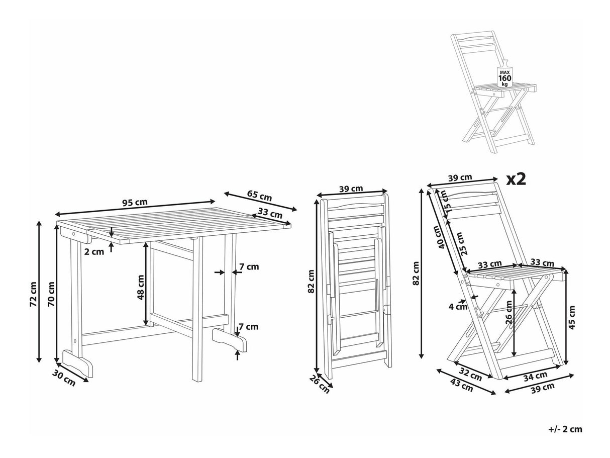 Balkona komplekts 541381