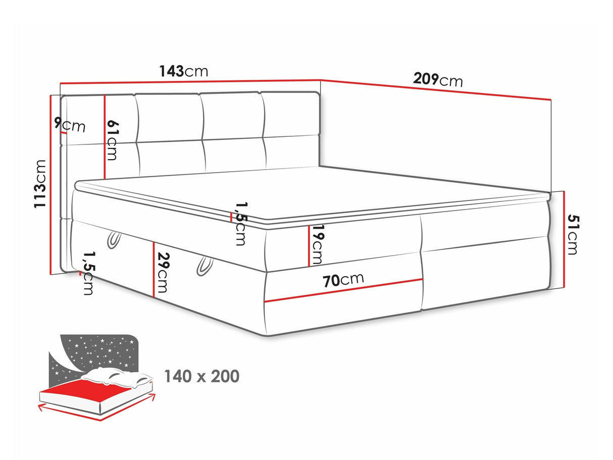Kontinentālā gulta 541393