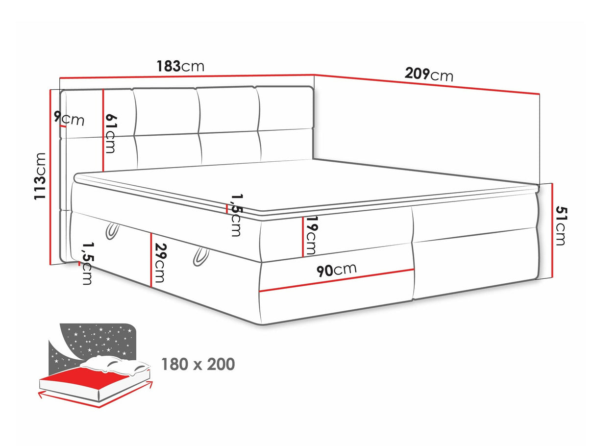 Kontinentālā gulta 541393