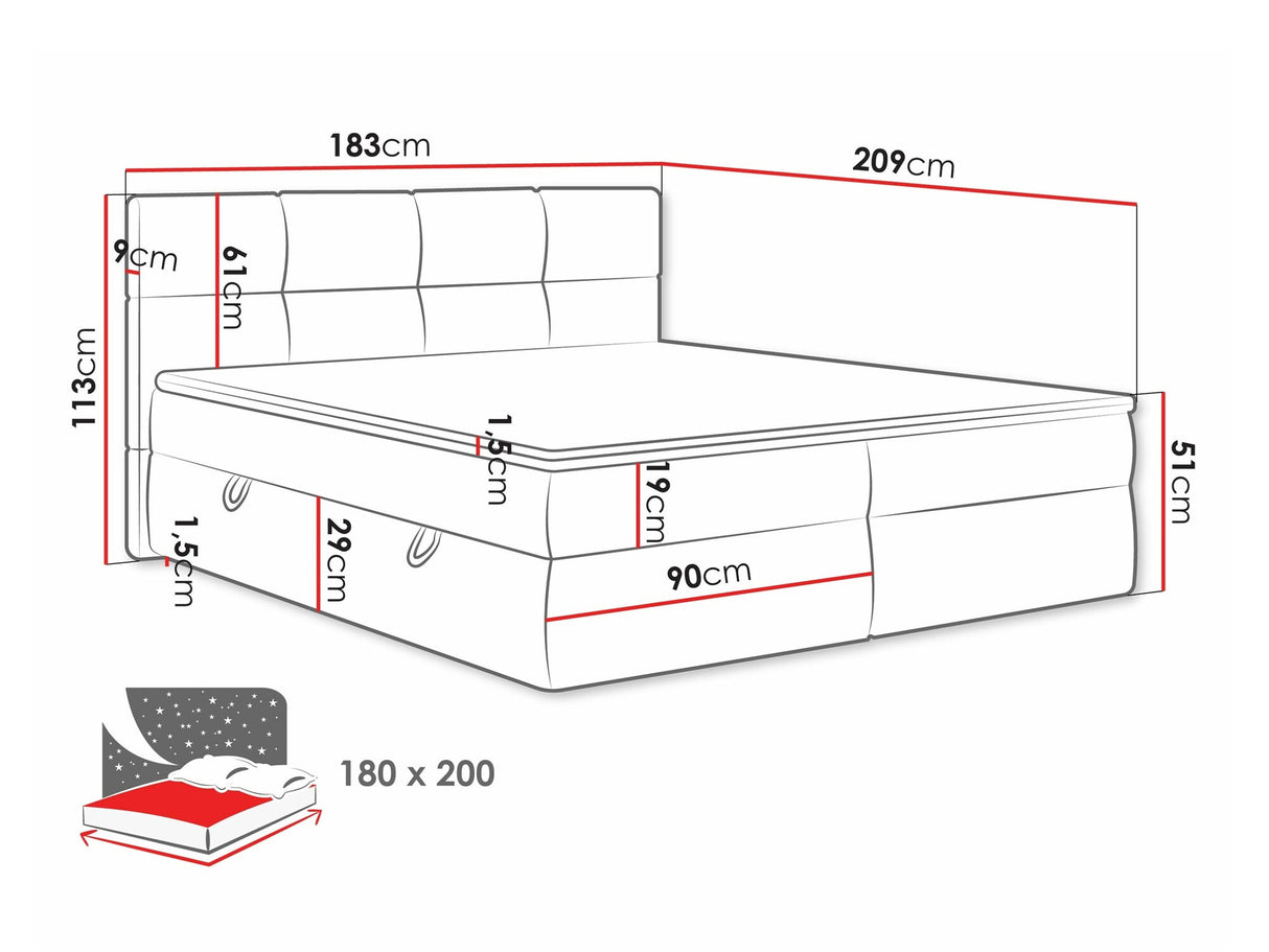 Kontinentālā gulta 541393