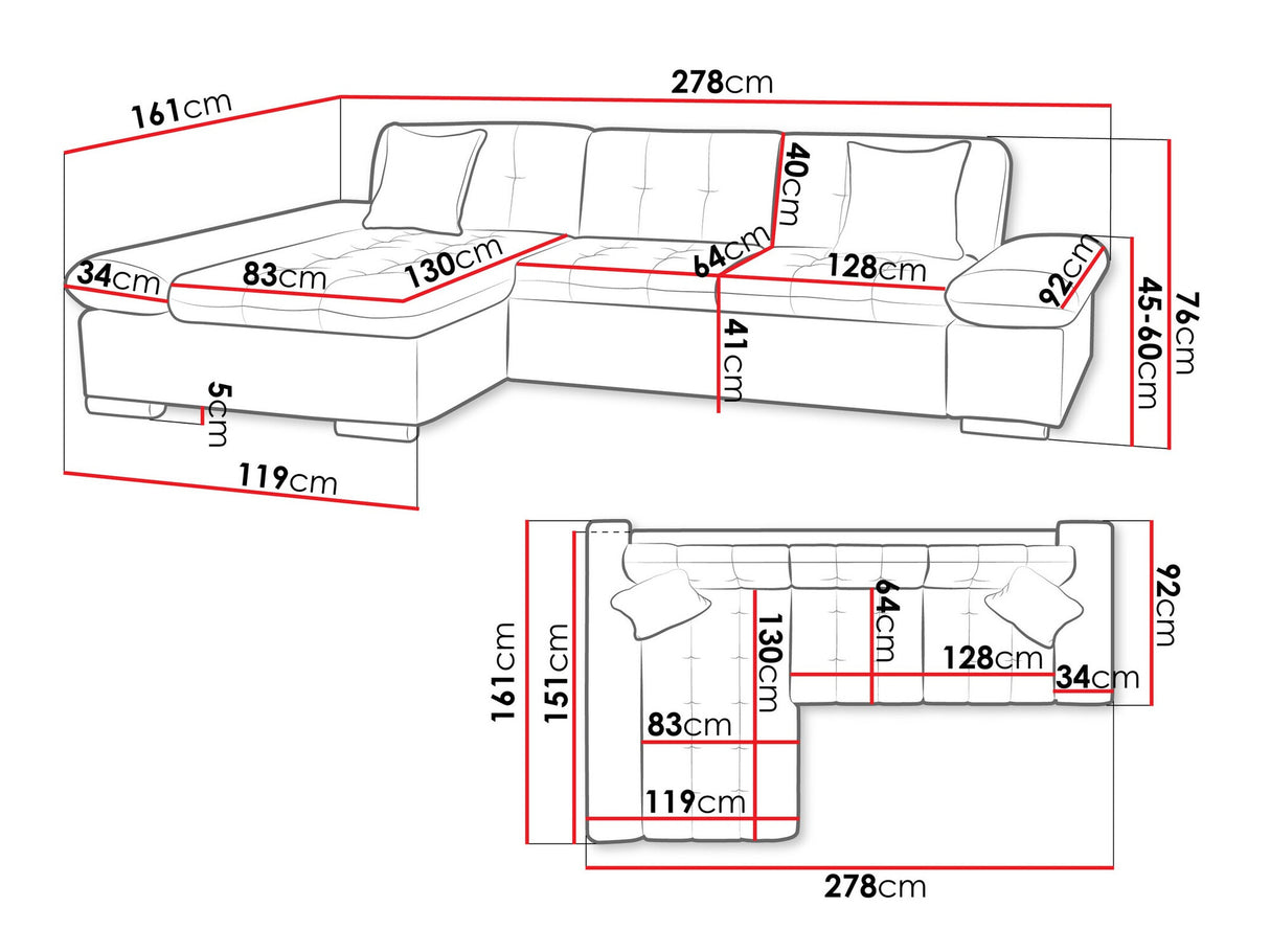 Stūra dīvāns 464104