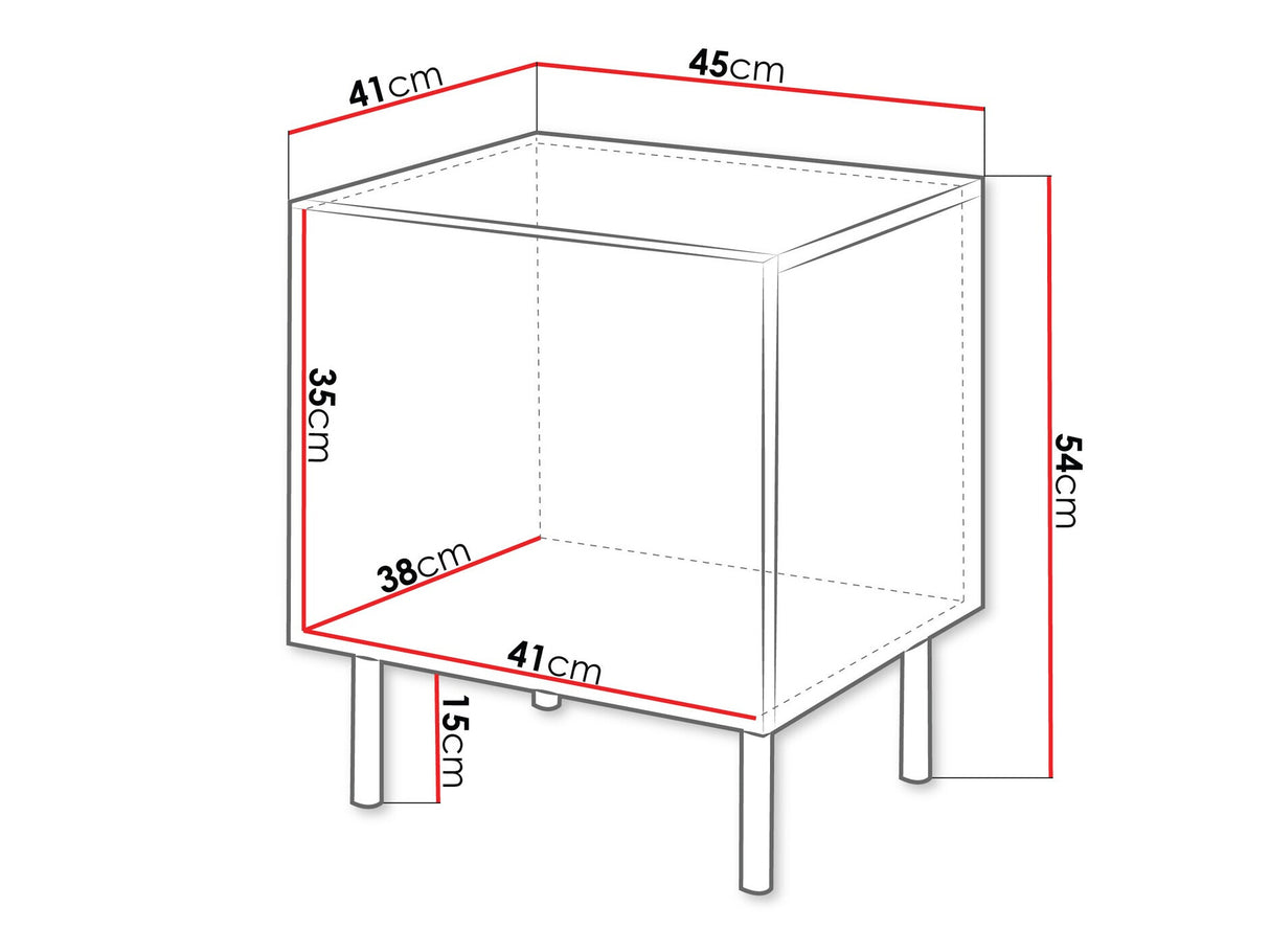 Naktsgaldiņu komplekts 542611