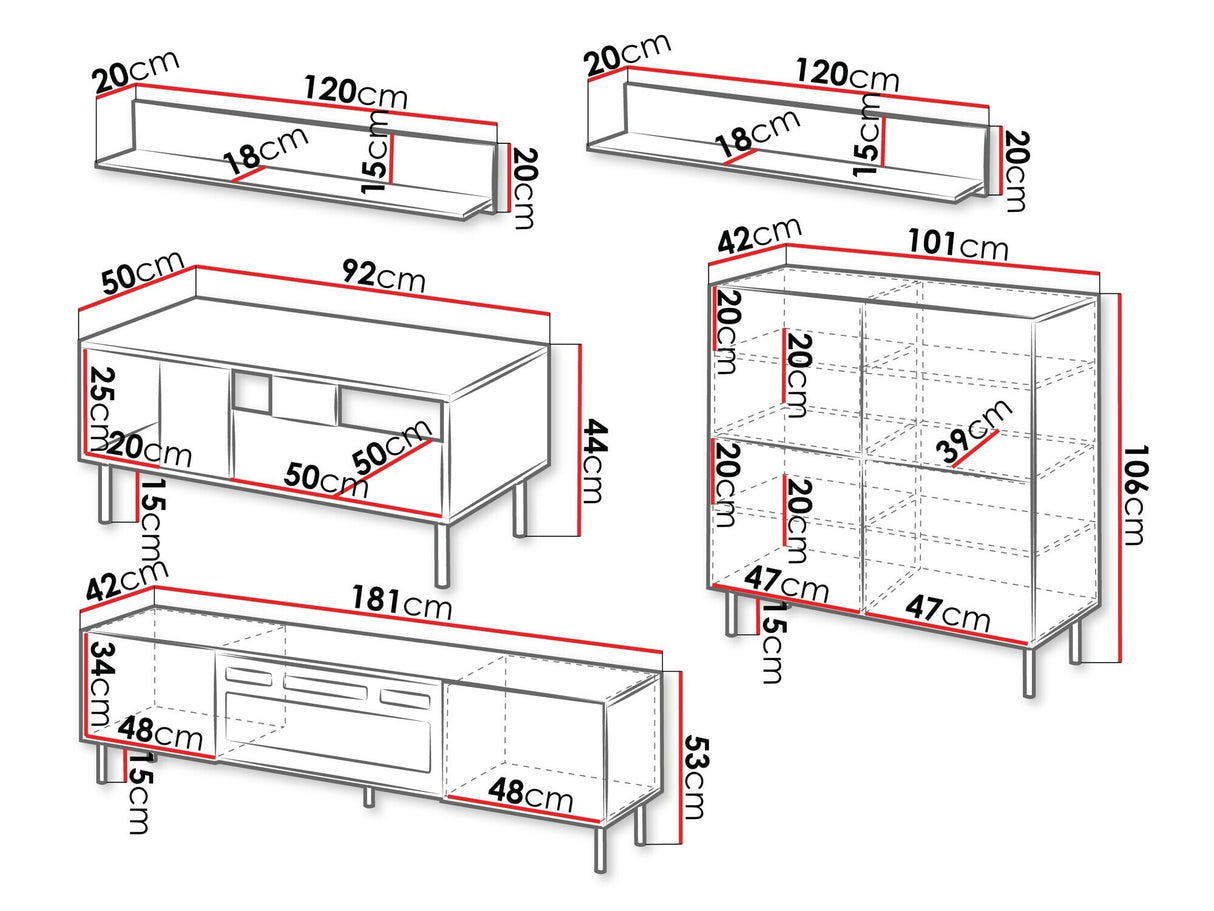Viesistabas komplekts 542633