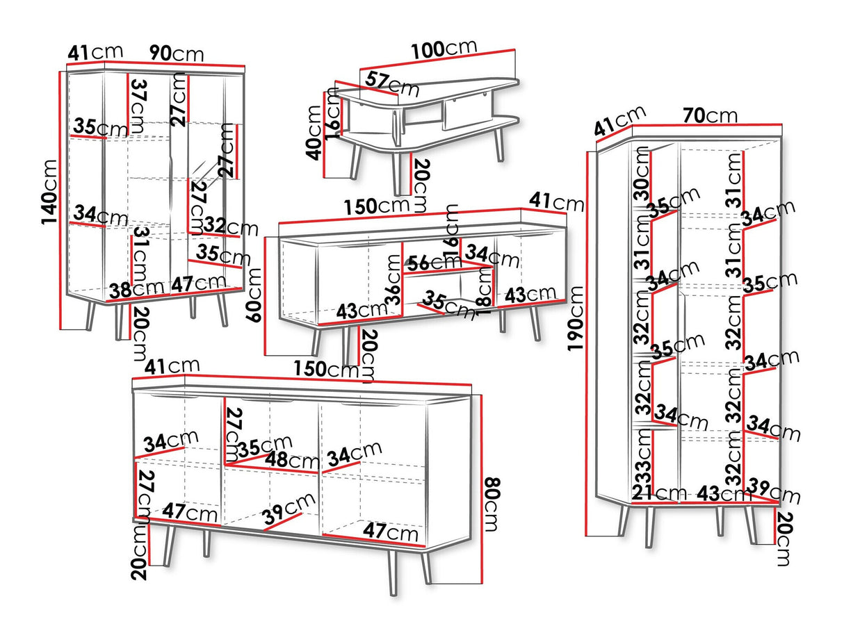 Viesistabas komplekts 543540