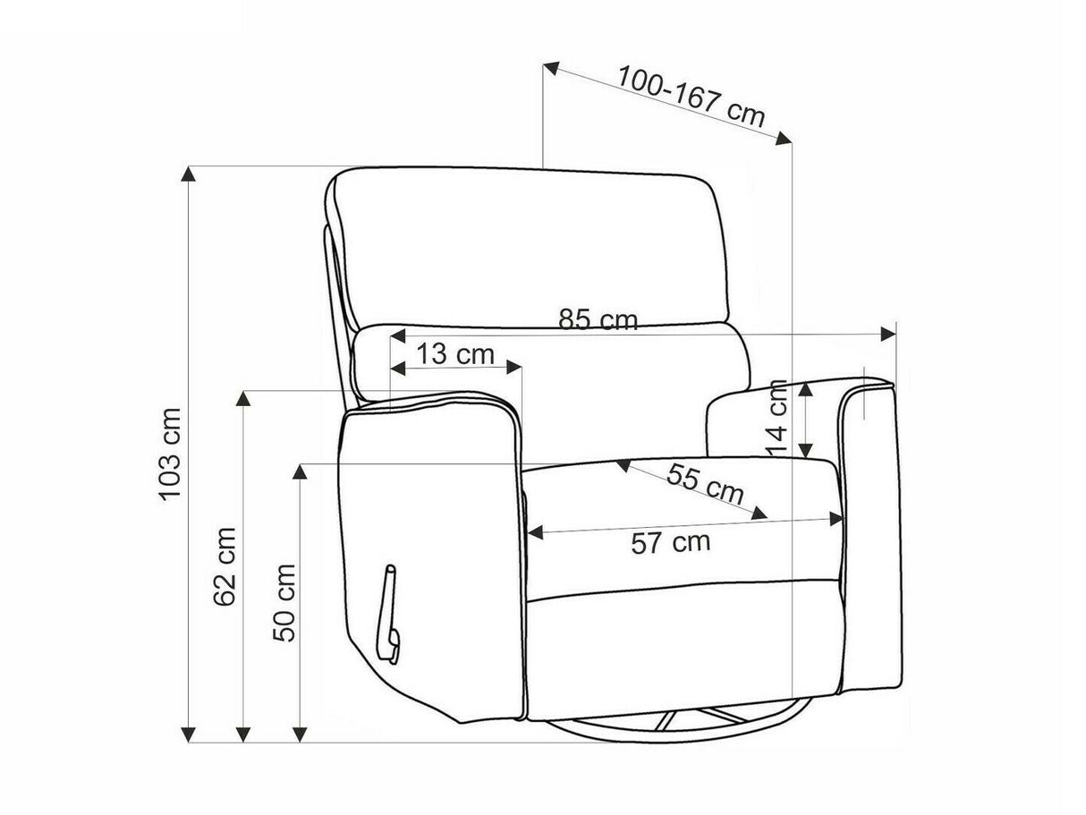 Krēsls reglainer 543618