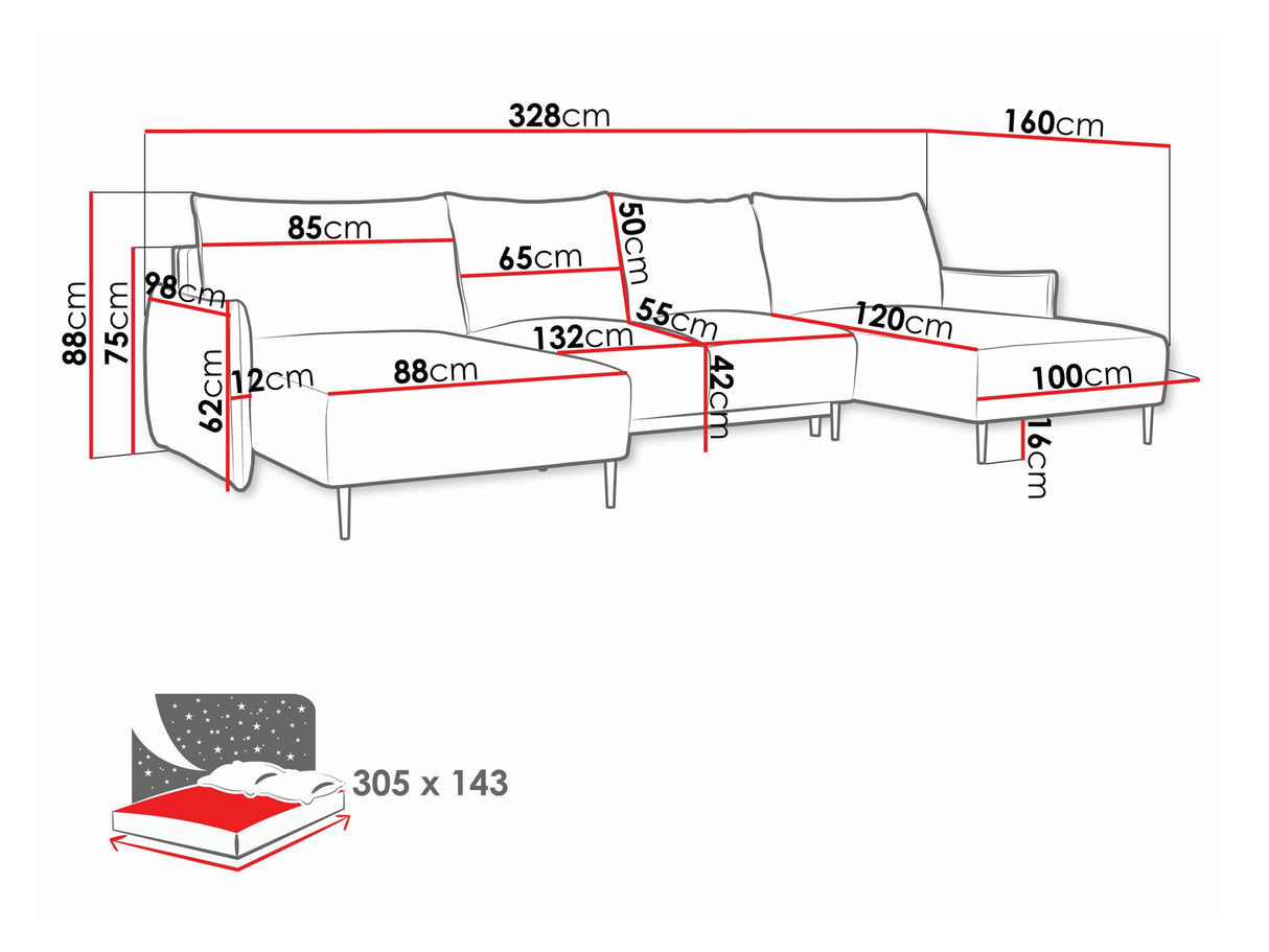 Stūra dīvāns 544333