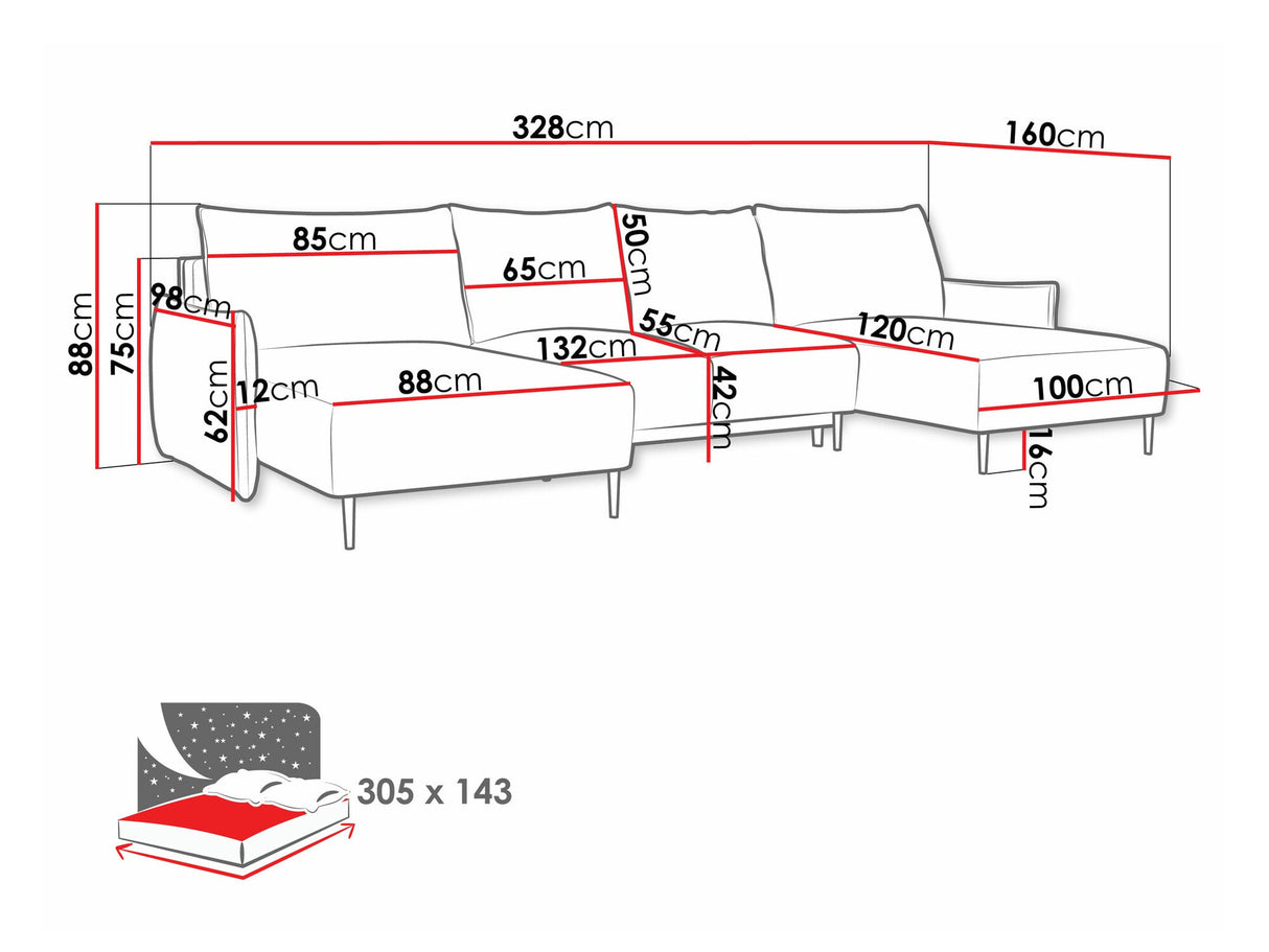 Stūra dīvāns 544333