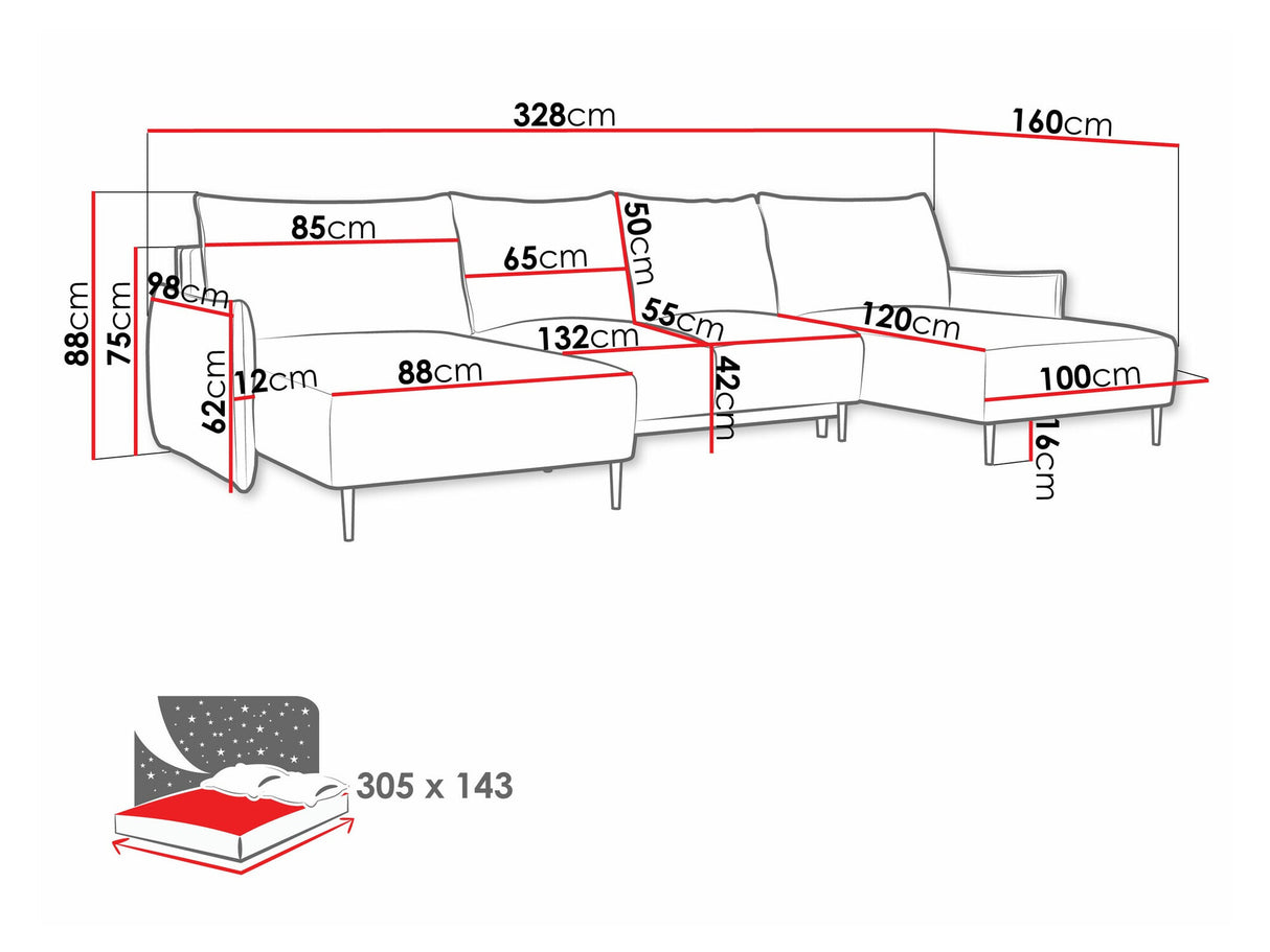 Stūra dīvāns 544333