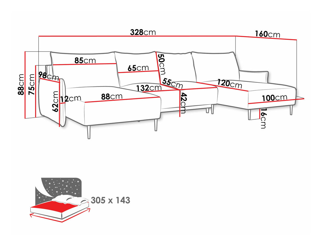 Stūra dīvāns 544333