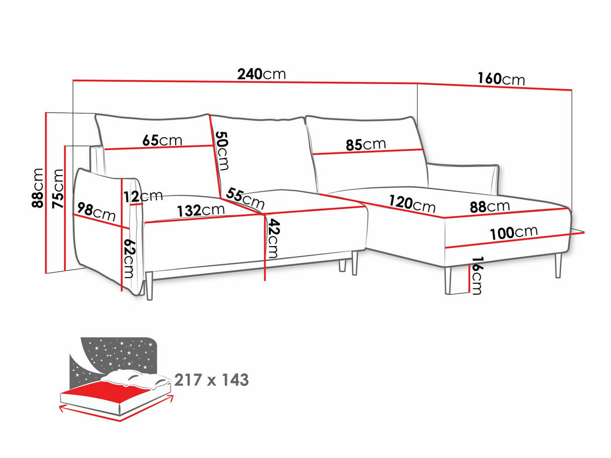 Stūra dīvāns 544346