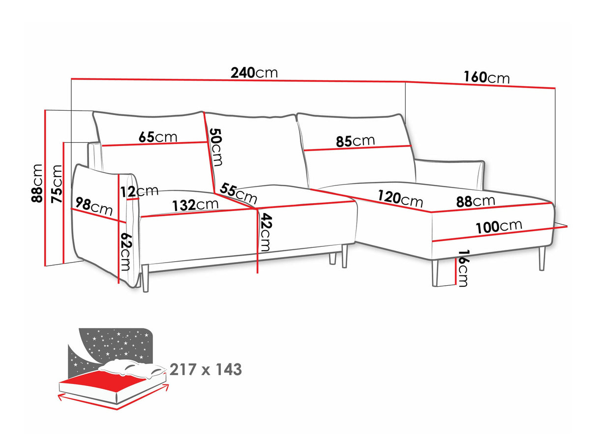 Stūra dīvāns 544346