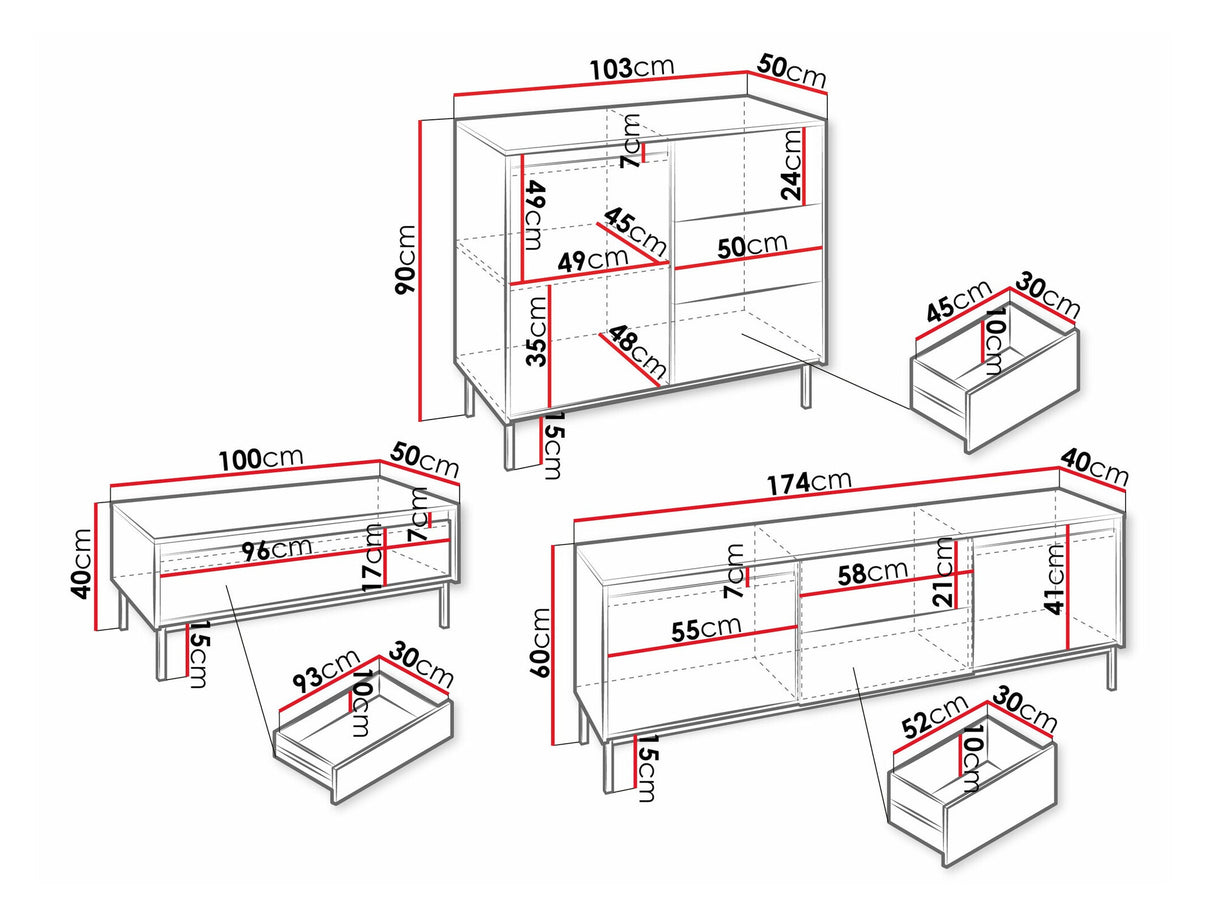Viesistabas komplekts 544567