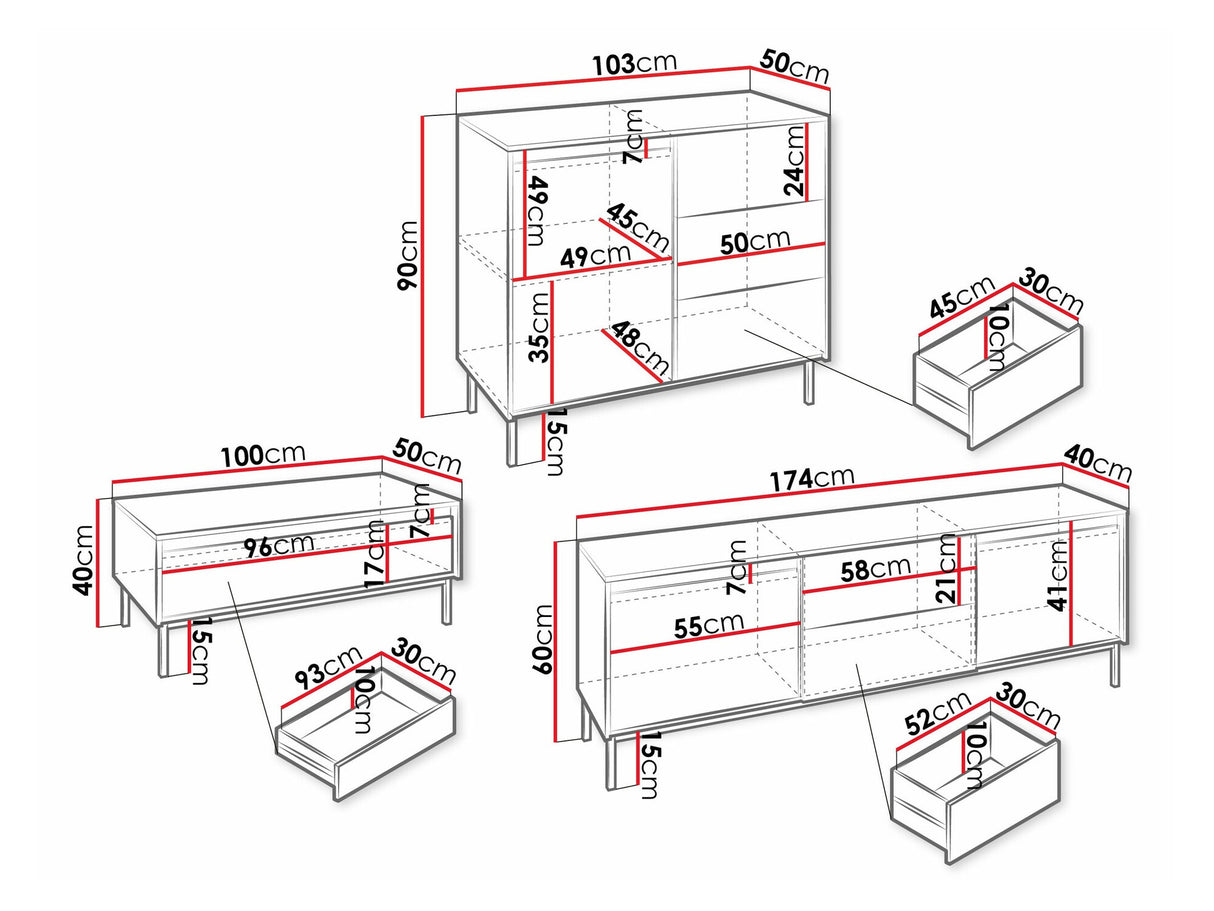 Viesistabas komplekts 544567