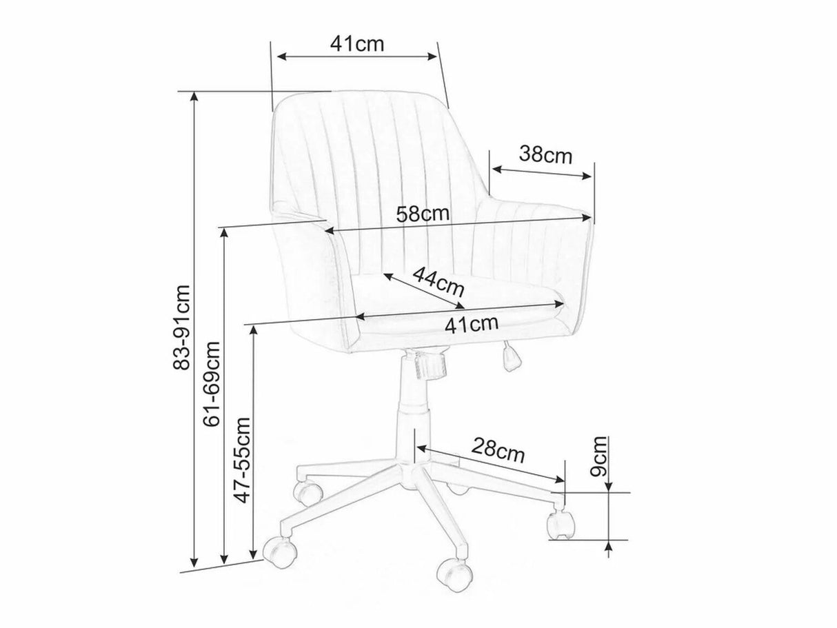 Biroja krēsls 548489