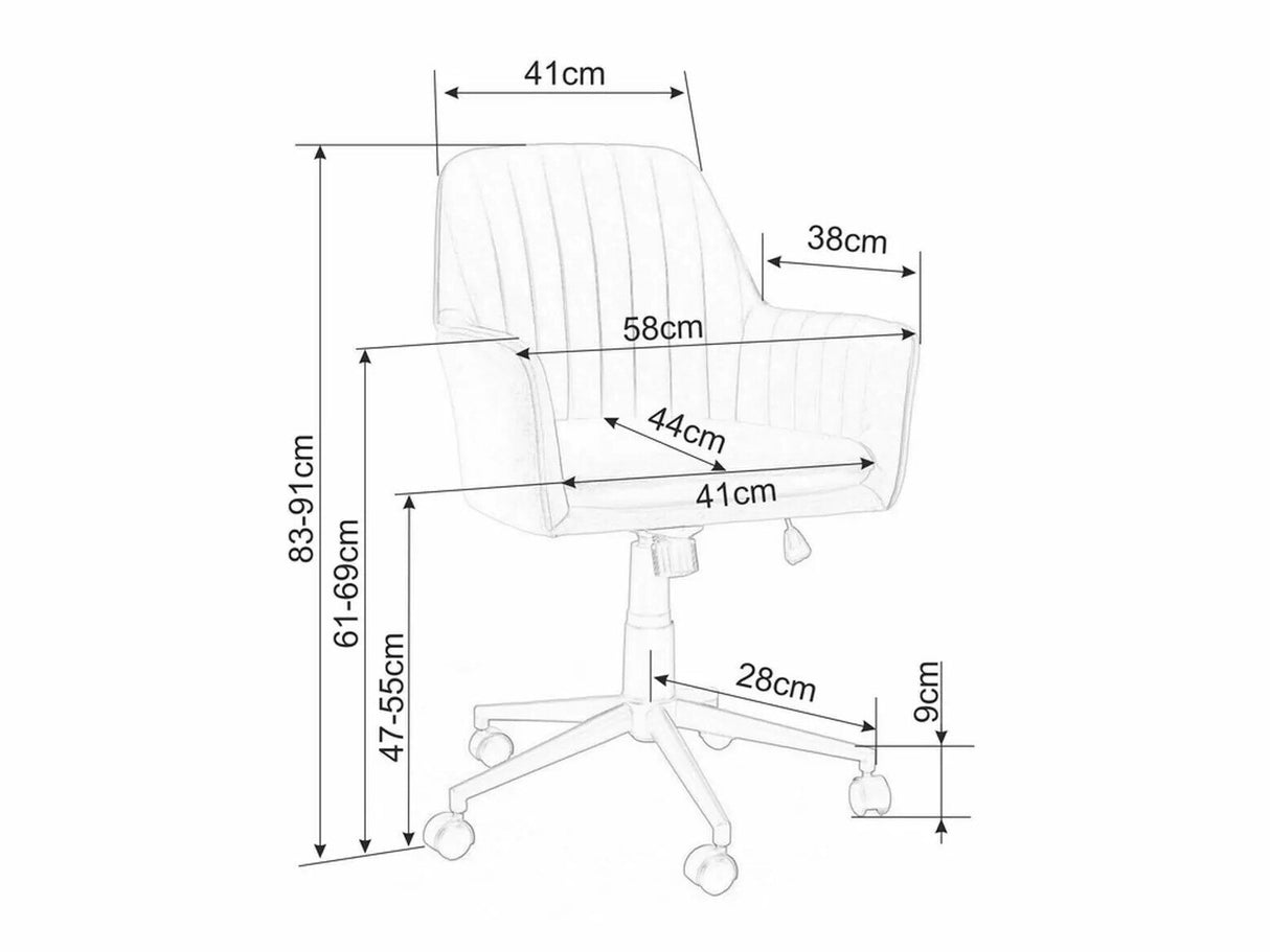 Biroja krēsls 548489