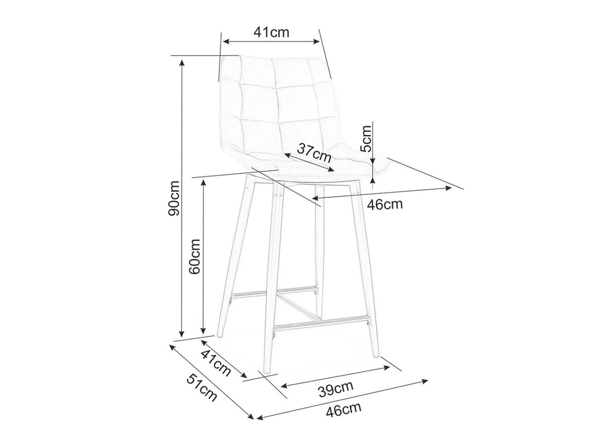 Zemais bāra krēsls 548954