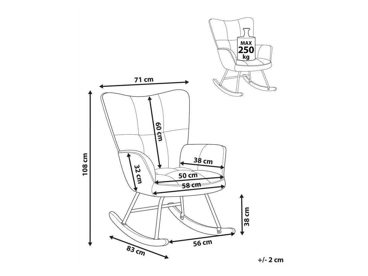 Šūpuļkrēsls 523260
